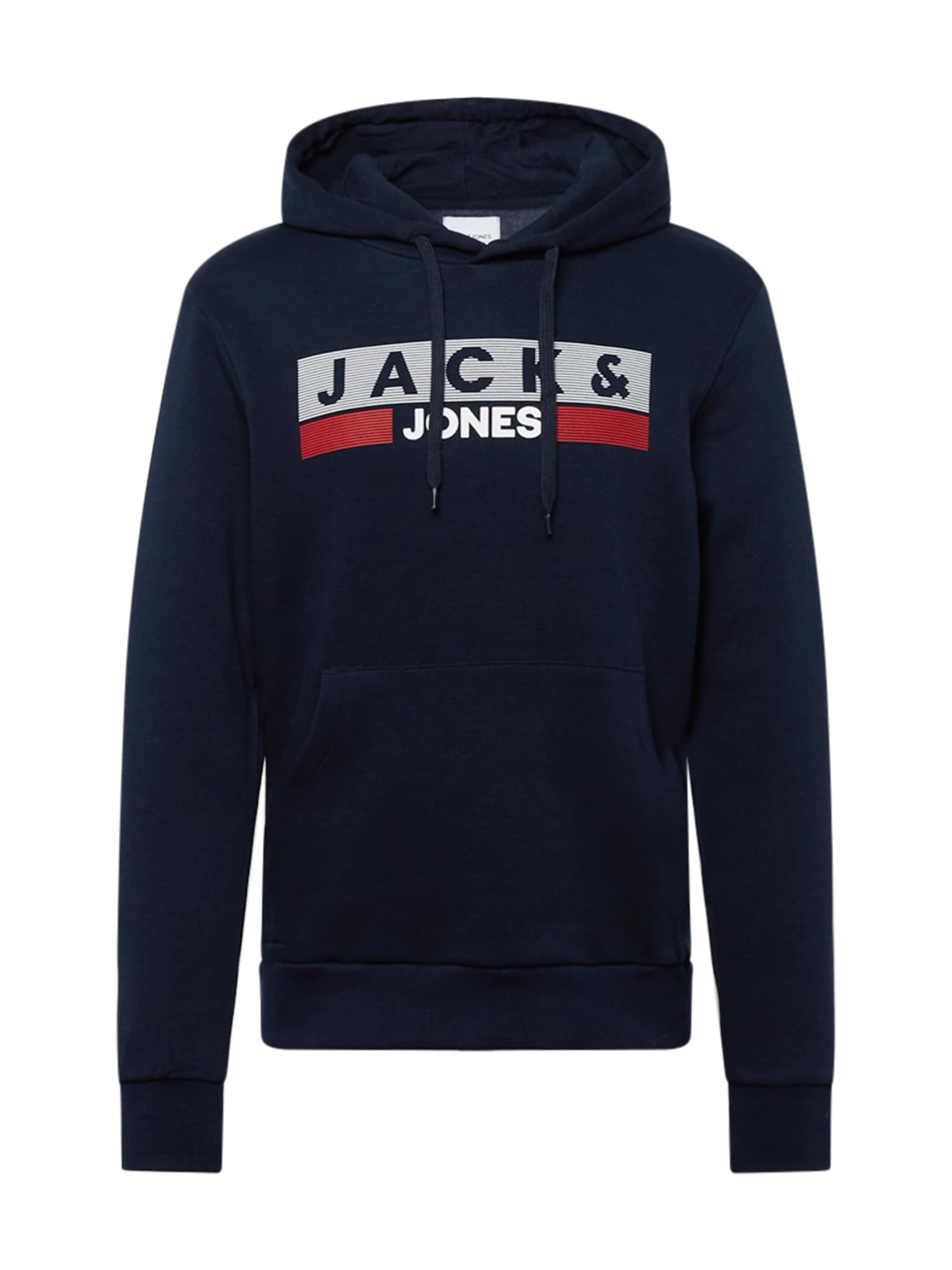 JACK & JONES Majica  mornarska / rdeča / bela