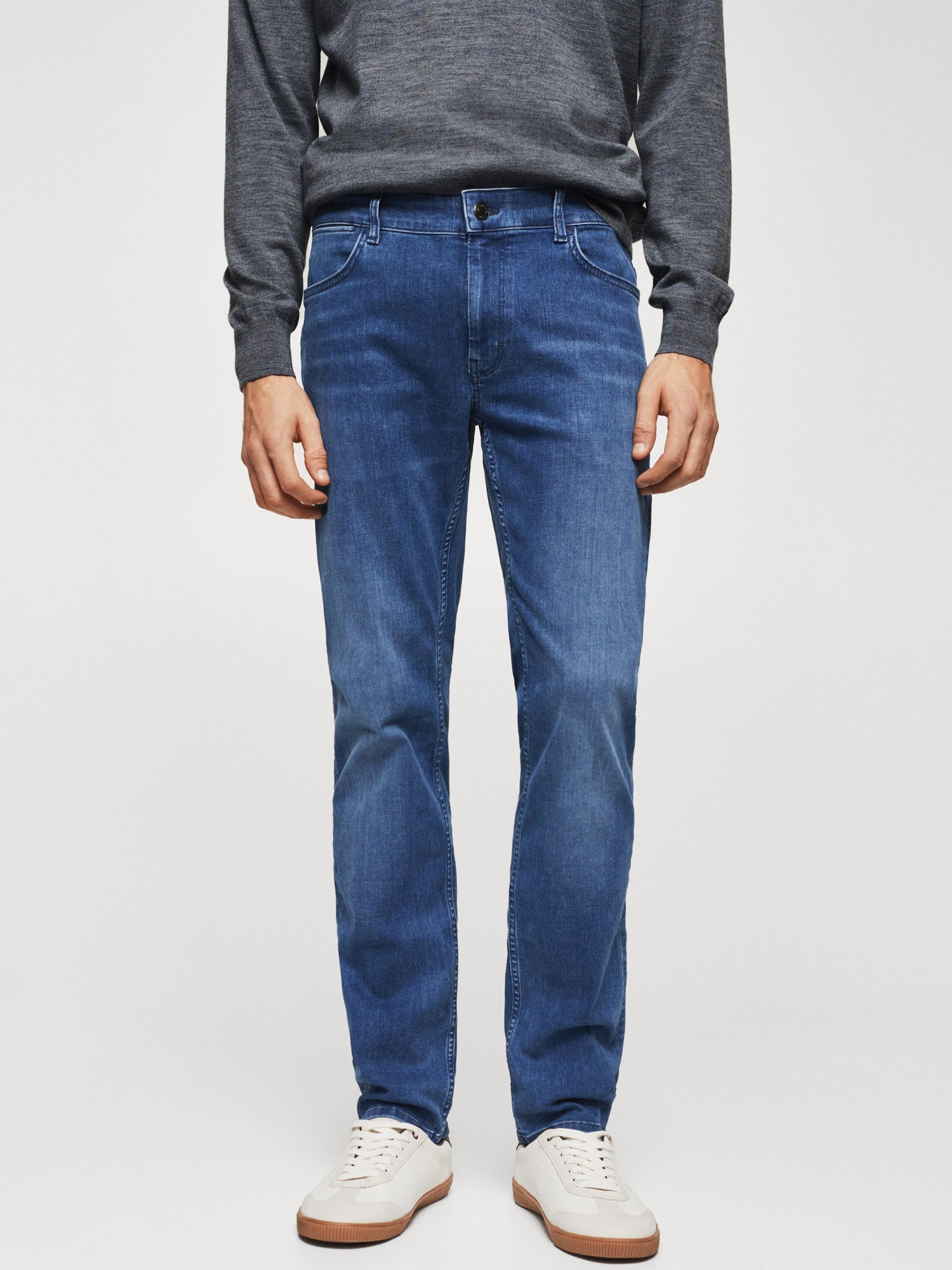 MANGO MAN Kavbojke 'Patrick'  moder denim