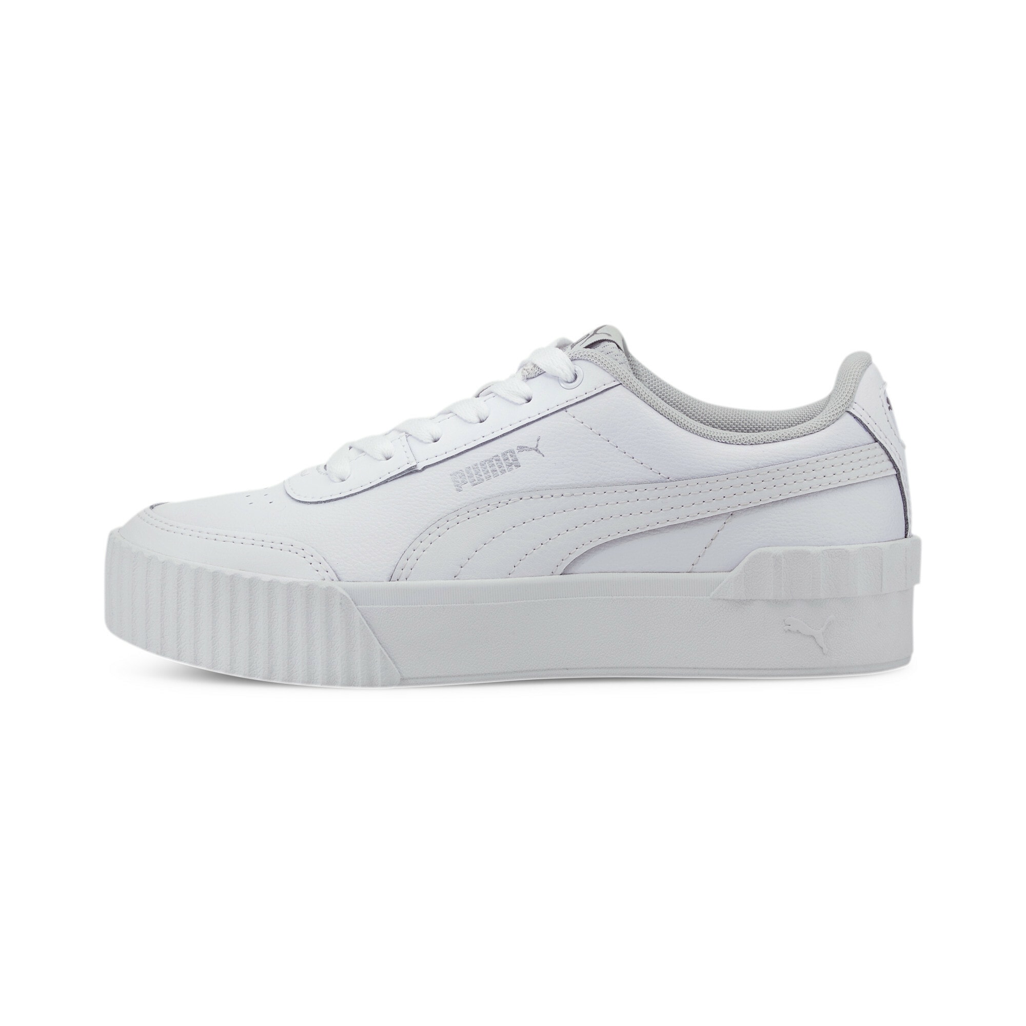 PUMA Nizke superge 'Carina'  srebrna / bela