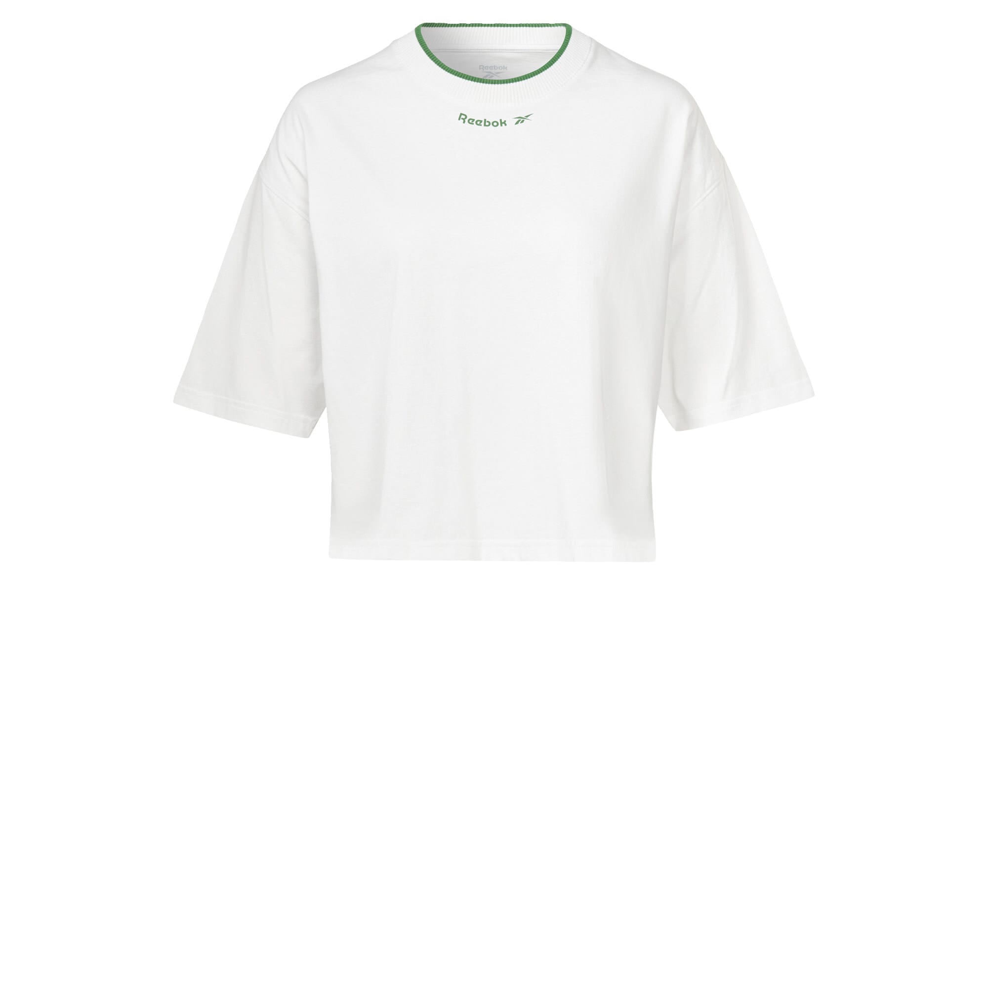 Reebok Sport Funkcionalna majica  travnato zelena / bela