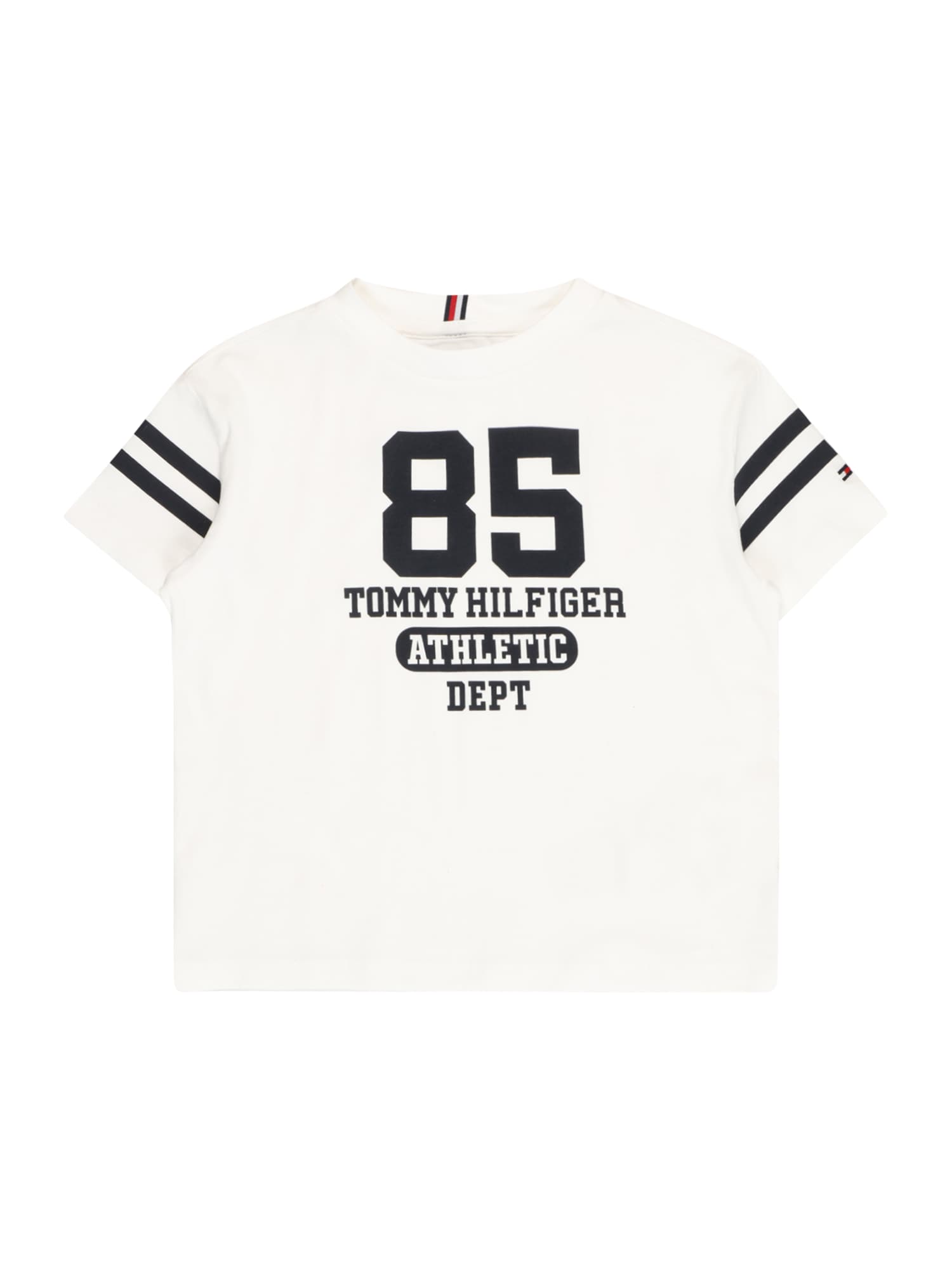 TOMMY HILFIGER Majica 'Collegiate'  črna / bela