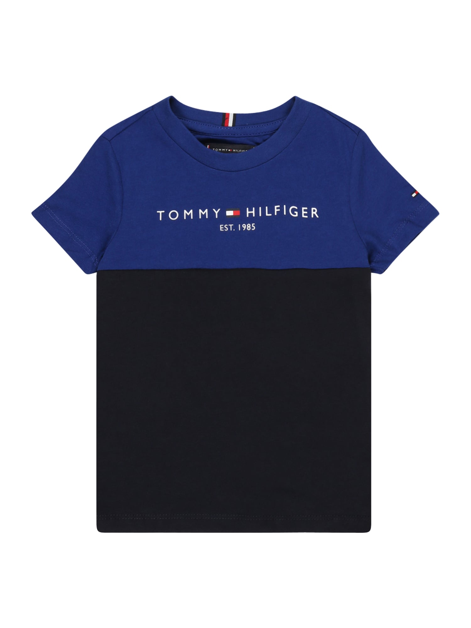 TOMMY HILFIGER Majica  mornarska / ultra mornarsko modra / živo rdeča / bela