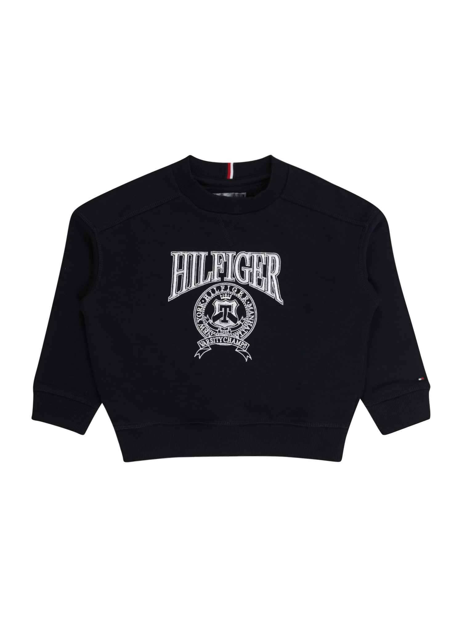 TOMMY HILFIGER Majica  nočno modra / rdeča / bela