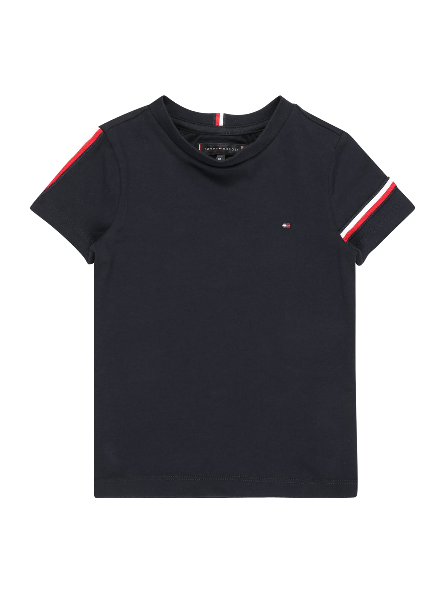 TOMMY HILFIGER Majica  temno modra / rdeča / bela