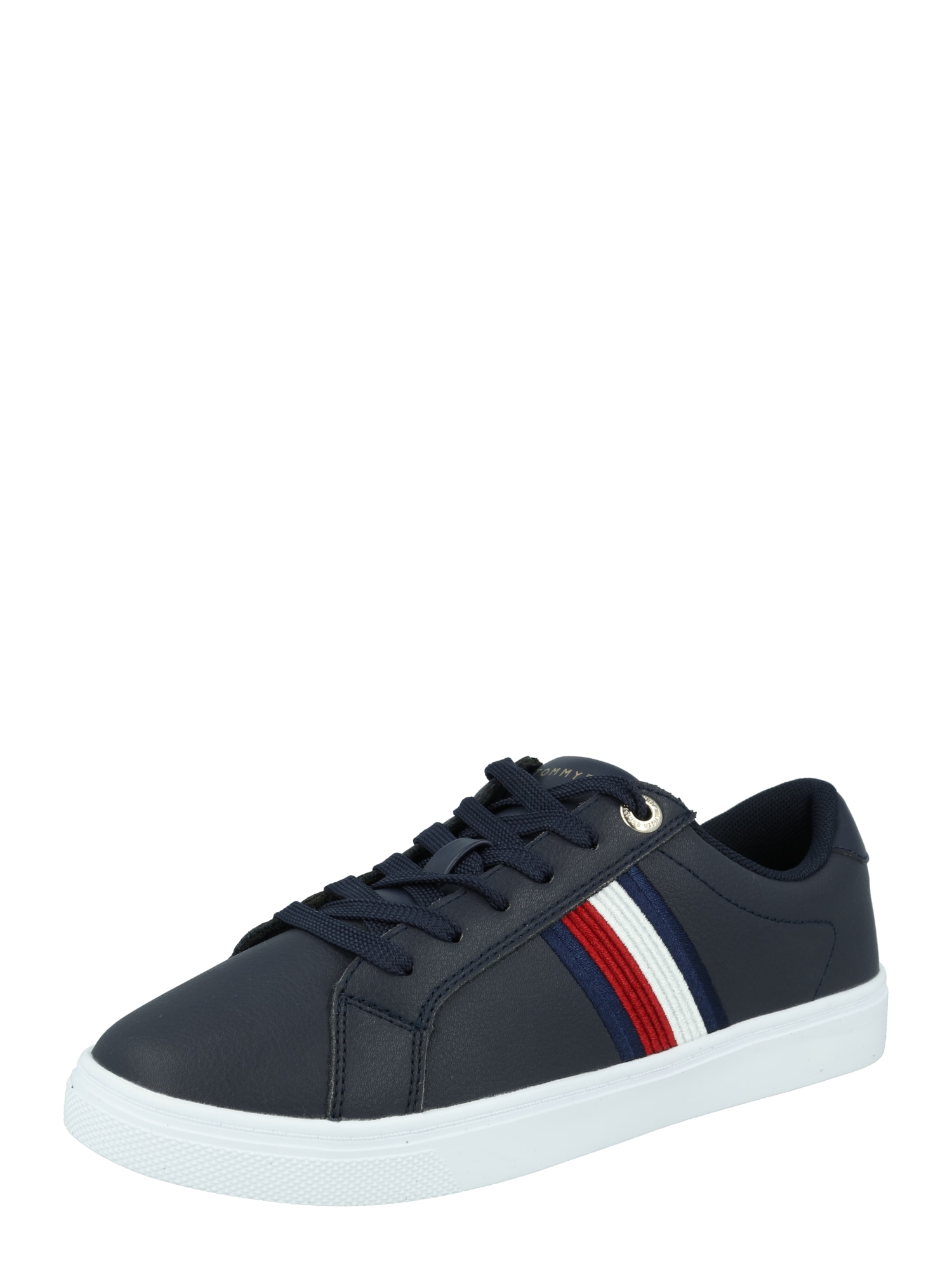 TOMMY HILFIGER Nizke superge  mornarska / rdeča / bela