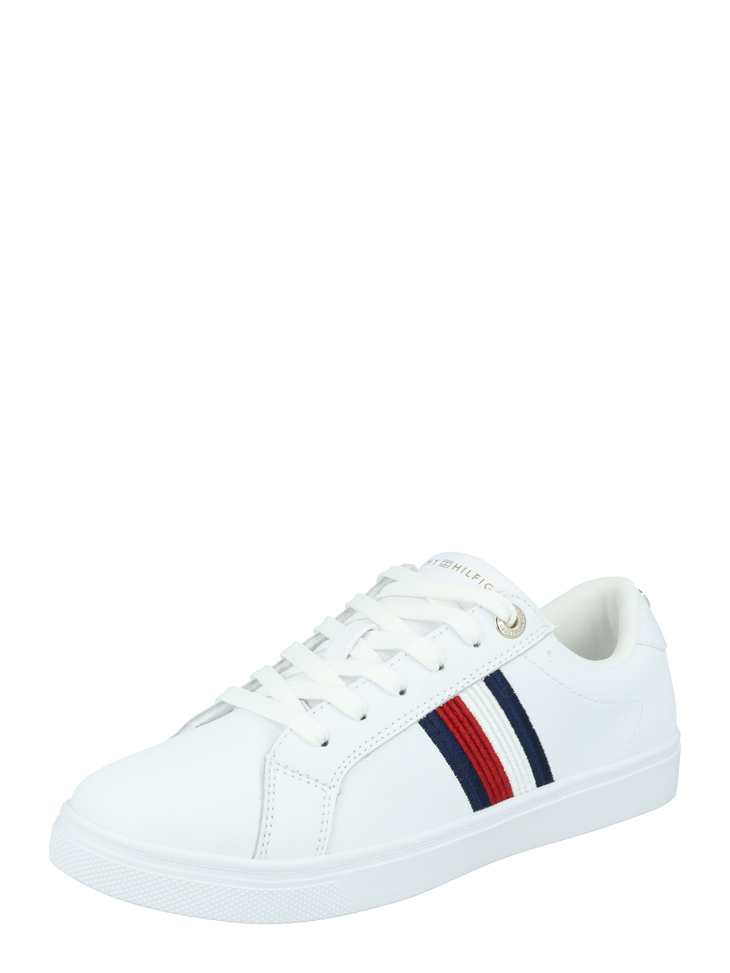 TOMMY HILFIGER Nizke superge  mornarska / rdeča / bela