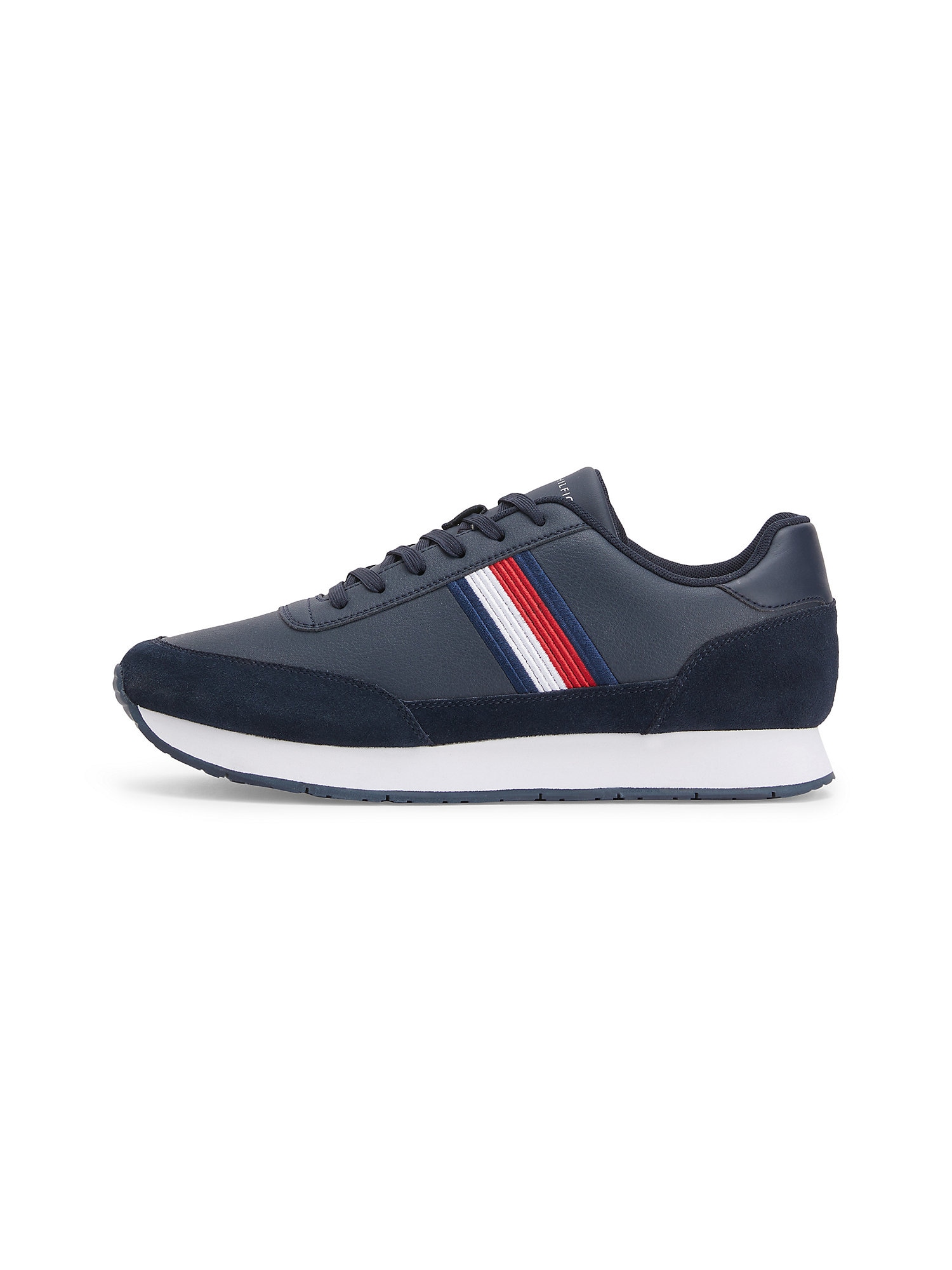 TOMMY HILFIGER Nizke superge  temno modra / rdeča / bela