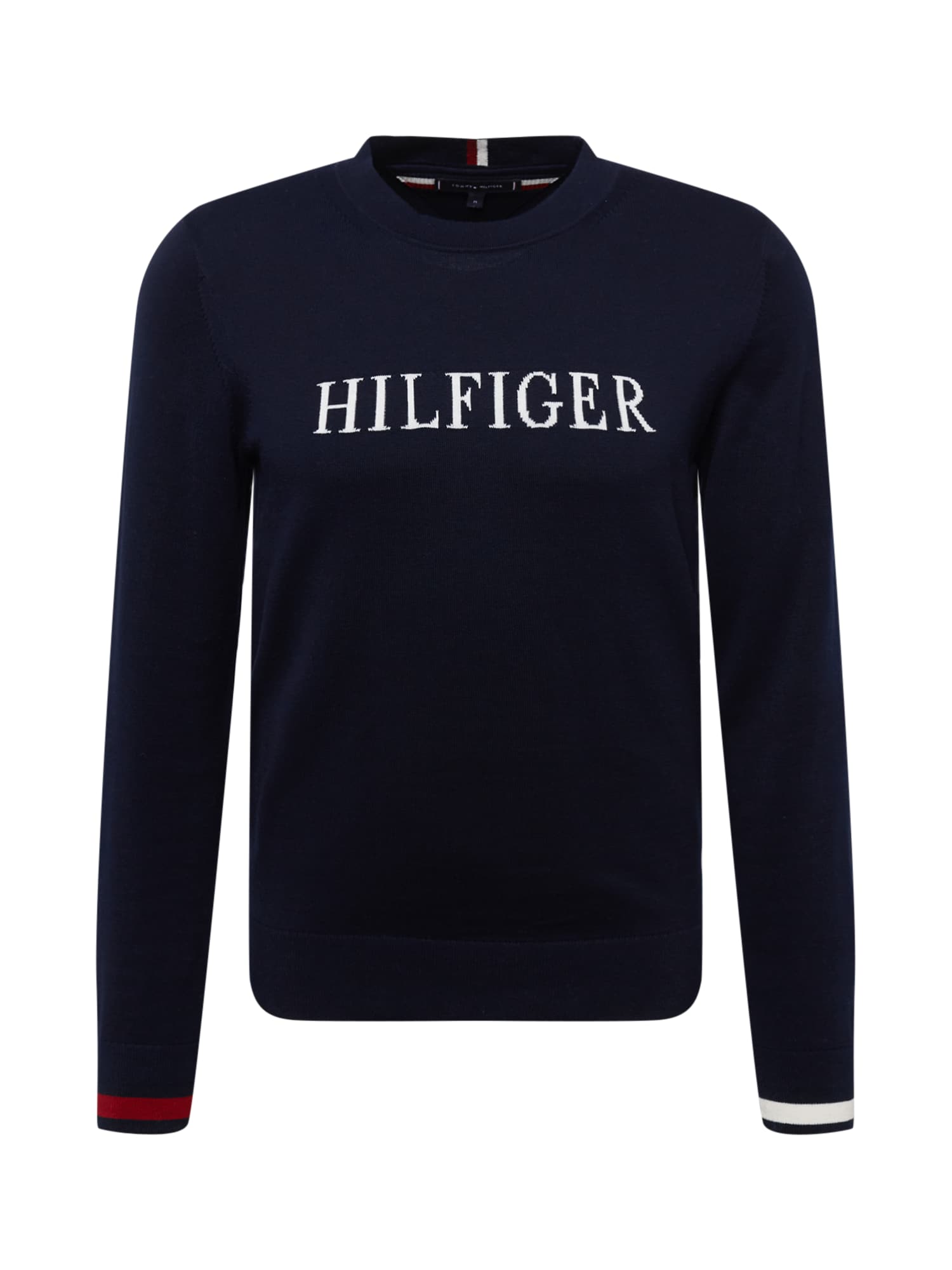 TOMMY HILFIGER Pulover  mornarska / rdeča / bela