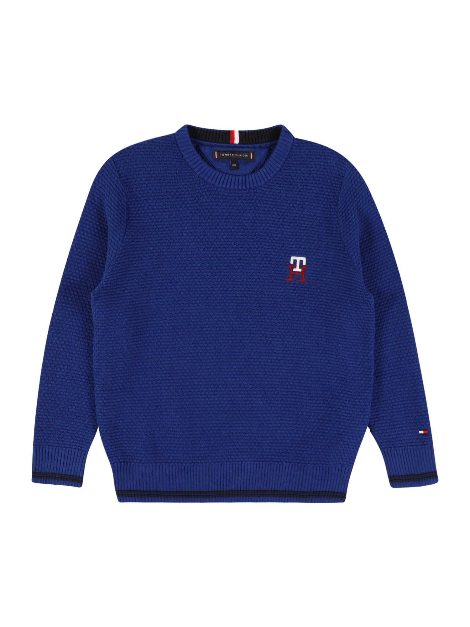 TOMMY HILFIGER Pulover  temno modra / rdeča / bela