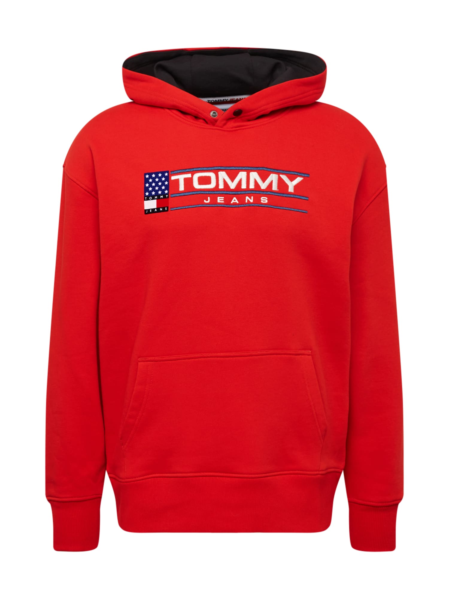 Tommy Jeans Majica  modra / rdeča / črna / bela