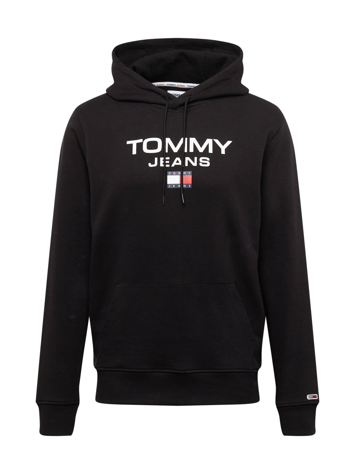 Tommy Jeans Majica  rdeča / črna / bela