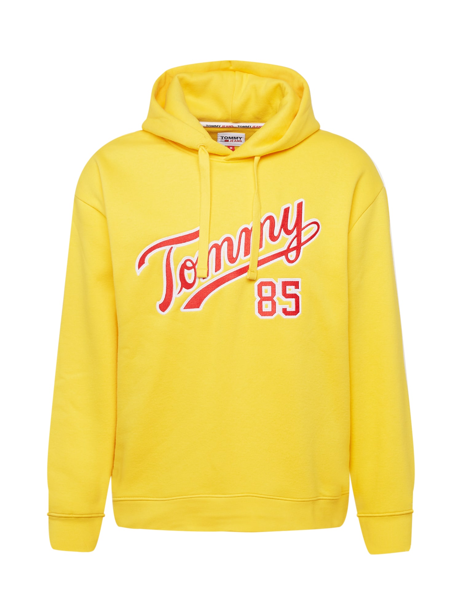 Tommy Jeans Majica  rumena / rdeča / bela