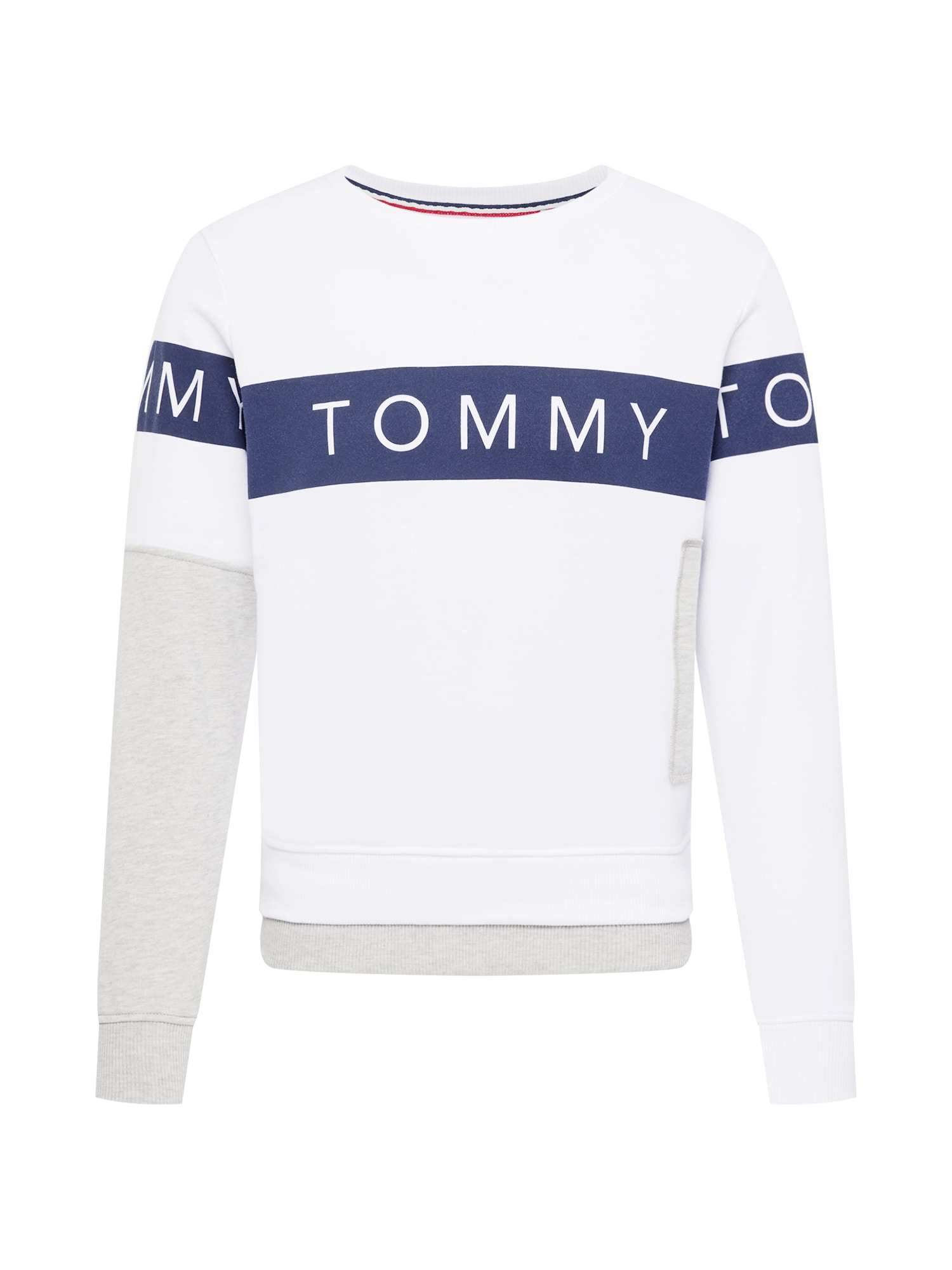 Tommy Remixed Majica  marine / pegasto siva / rdeča / bela