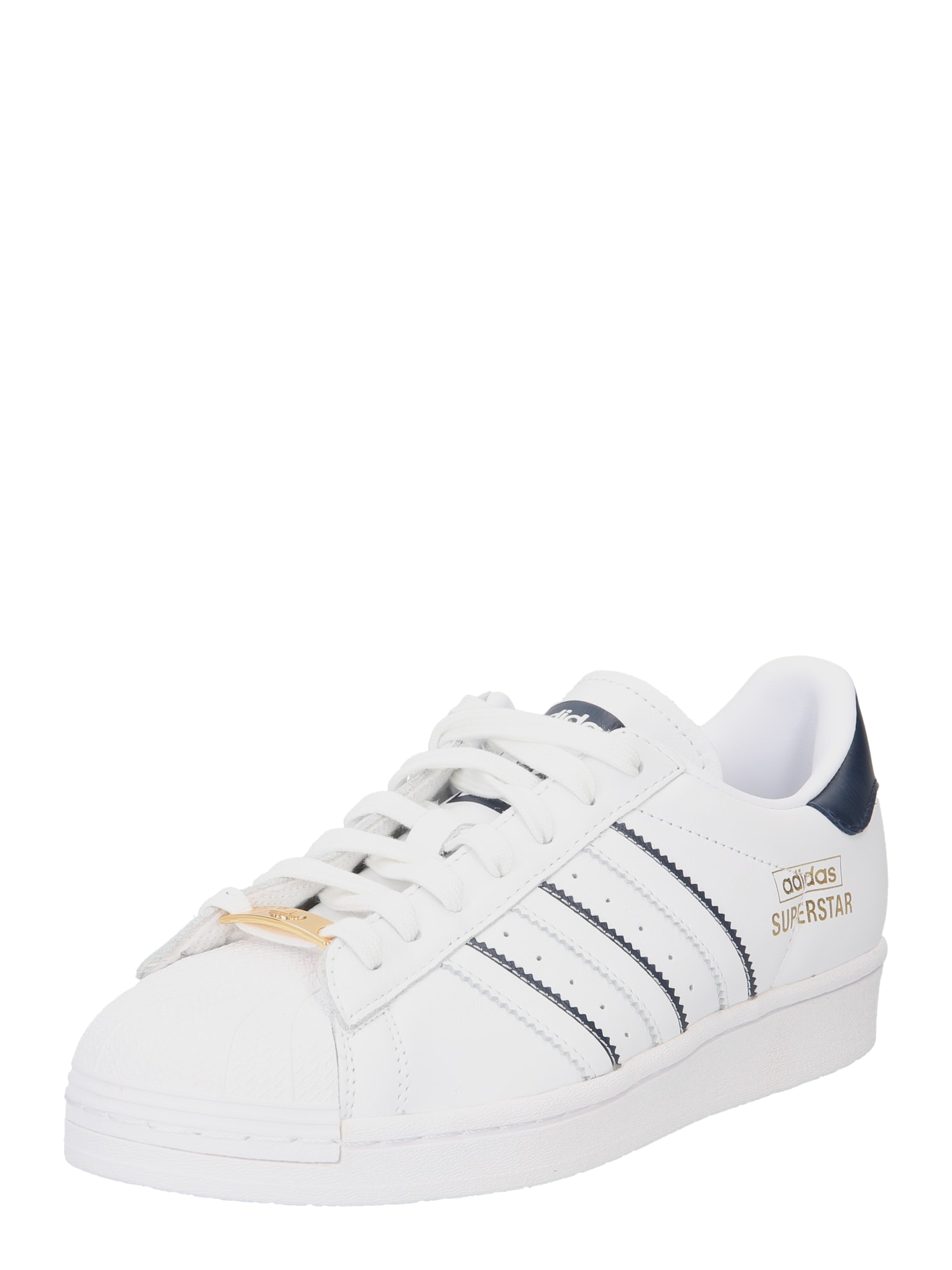 ADIDAS ORIGINALS Nizke superge 'Superstar'  nočno modra / zlata / bela