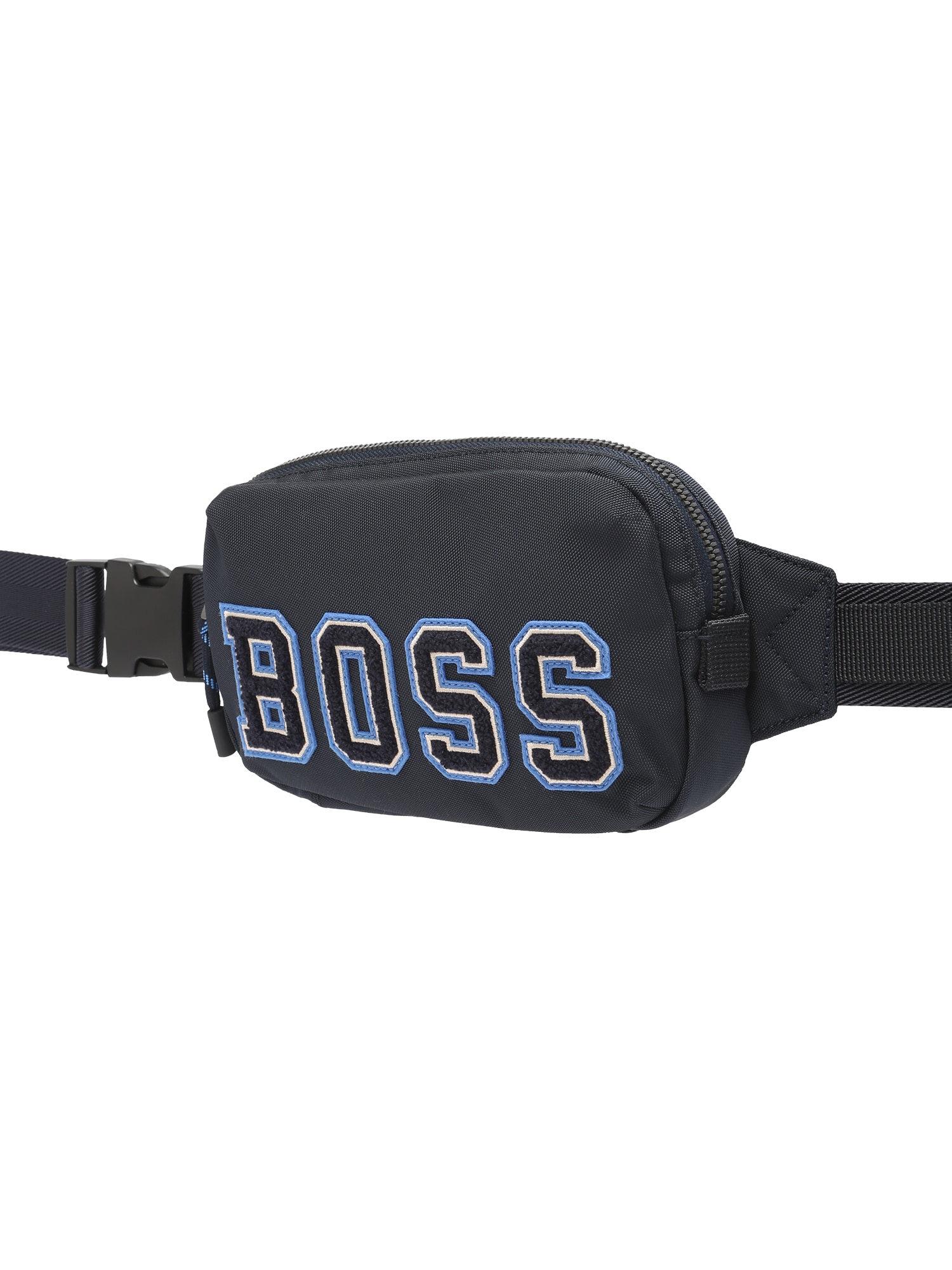 BOSS Black Torbica za okrog pasu 'Catch 2.0'  svetlo modra / temno modra / bela