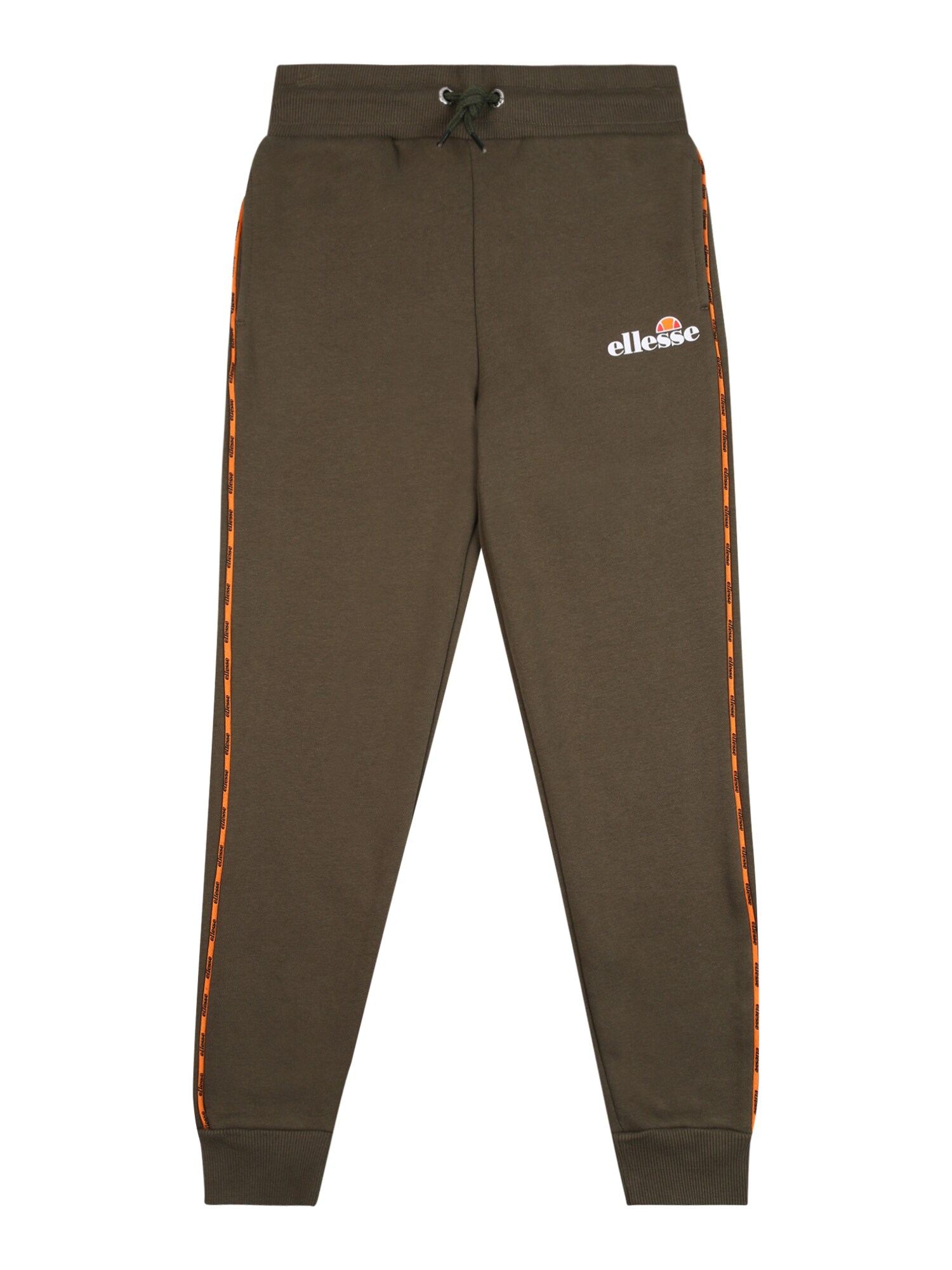 ELLESSE Hlače 'Benton'  kaki / oranžna / bela