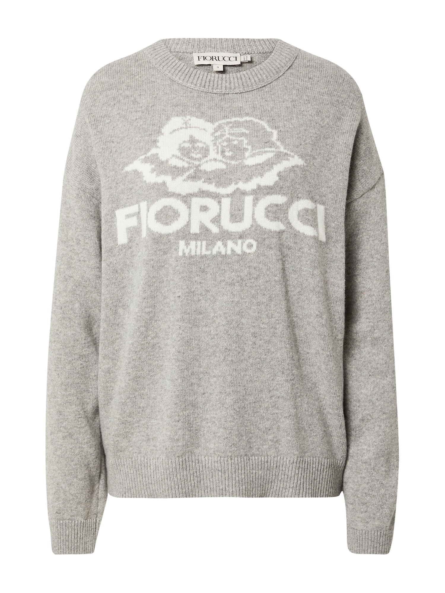 Fiorucci Pulover  pegasto siva / bela