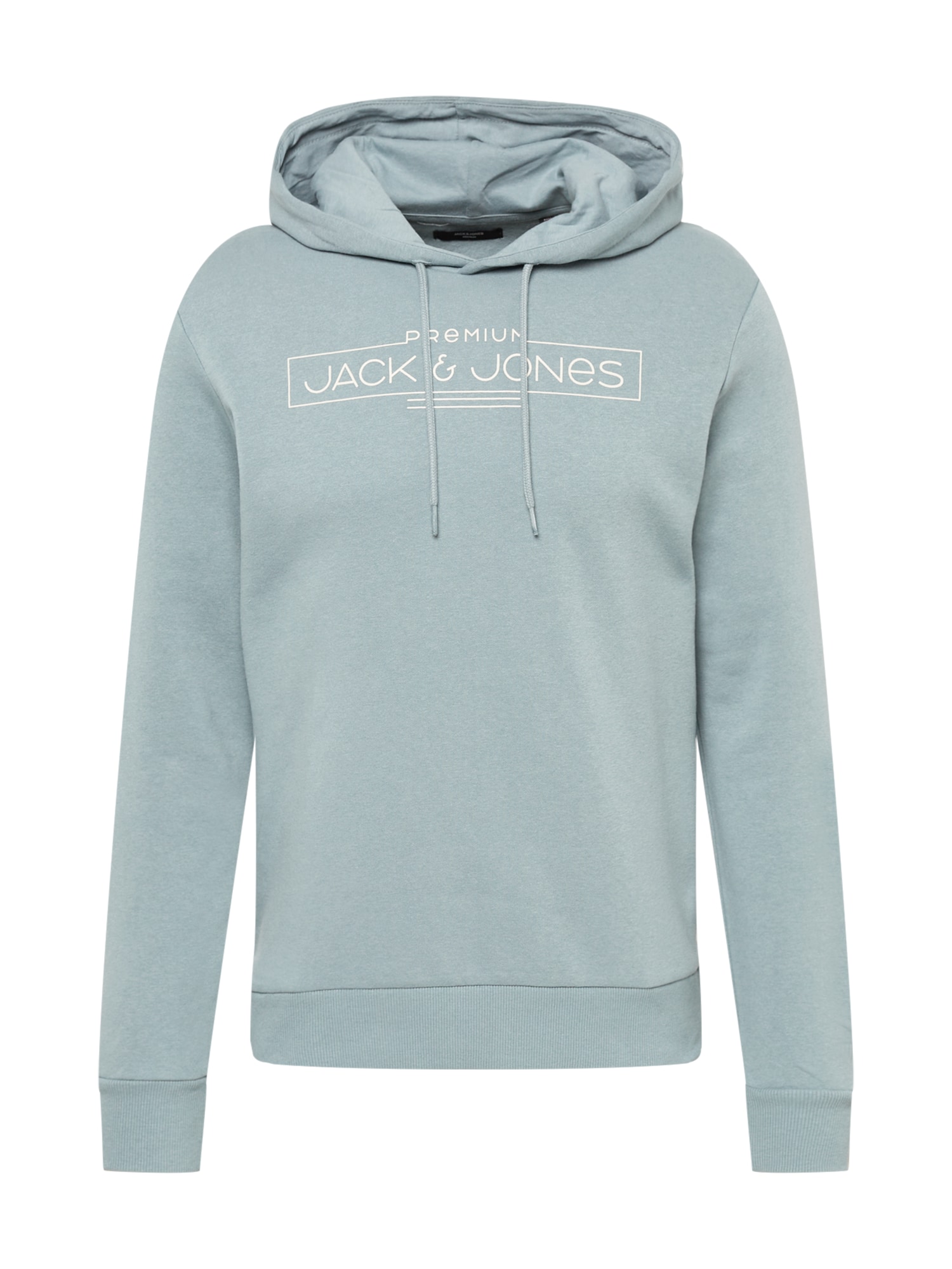 JACK & JONES Majica 'BLALOGO'  dimno modra / off-bela