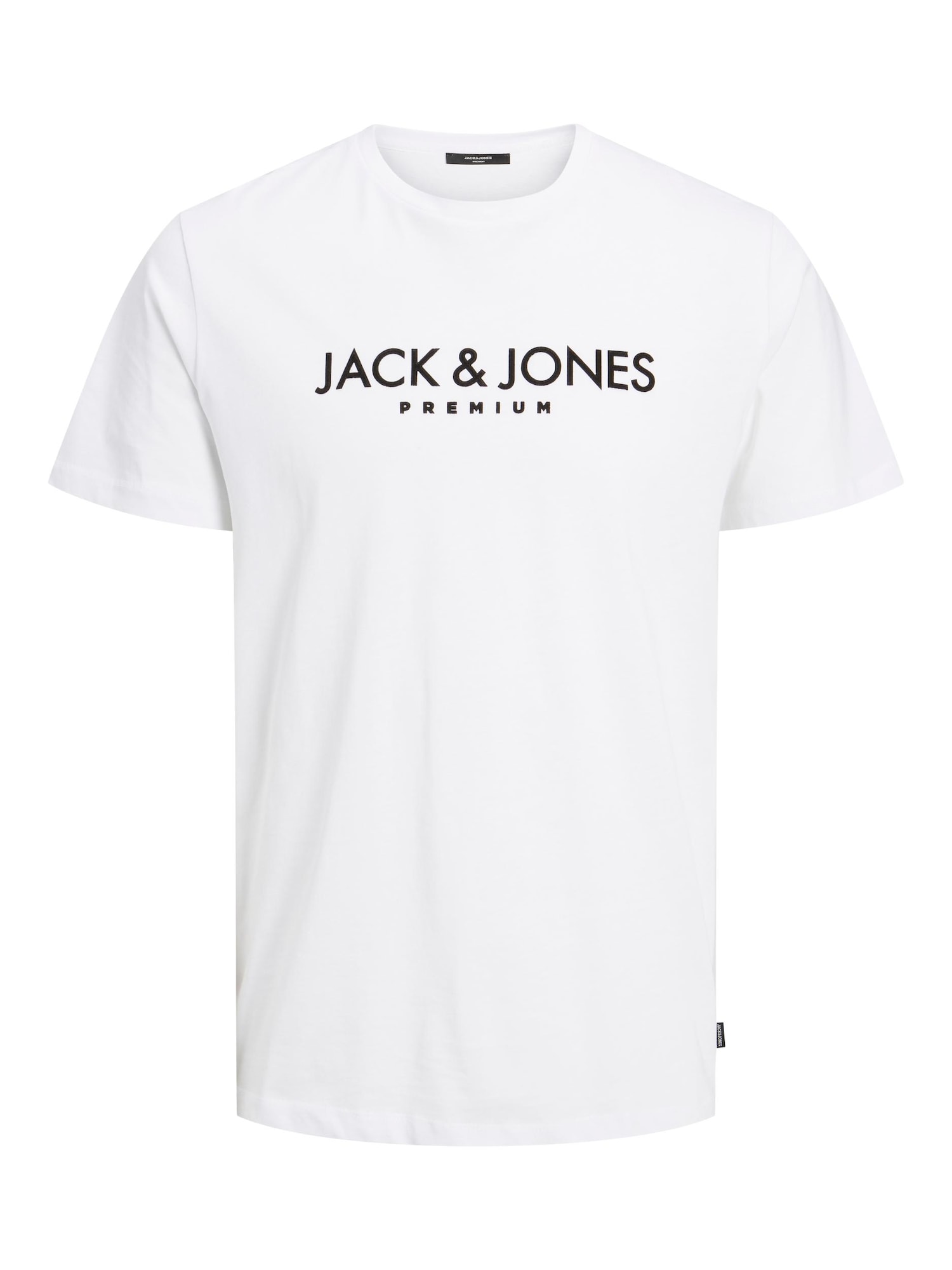 JACK & JONES Majica 'Blajake'  črna / bela