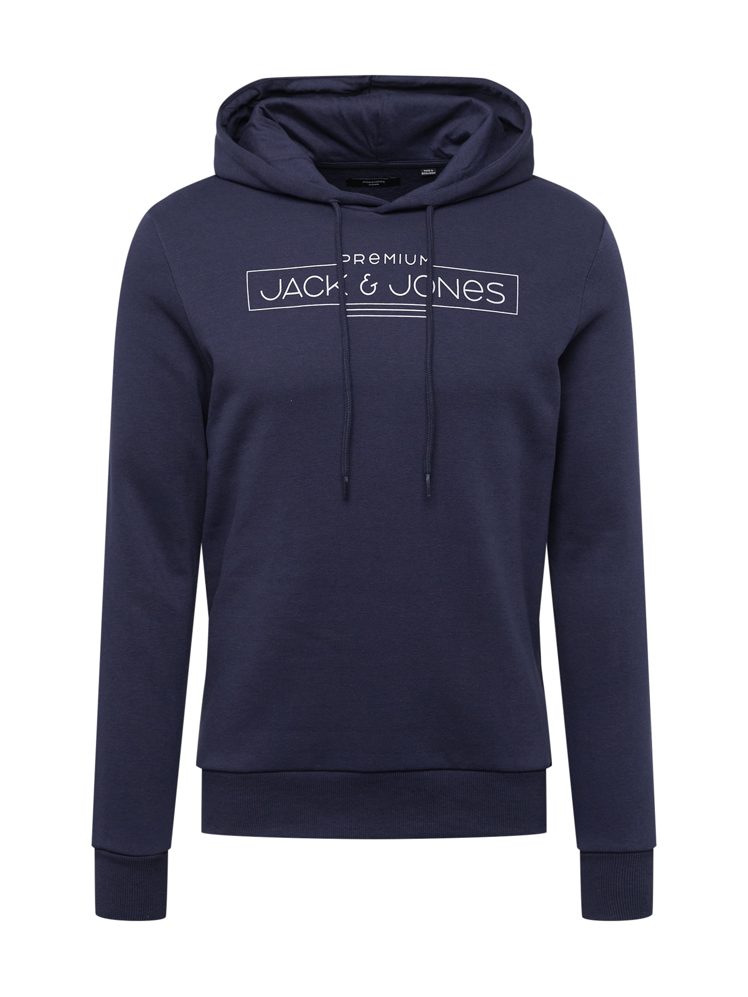 JACK & JONES Majica  mornarska / bela