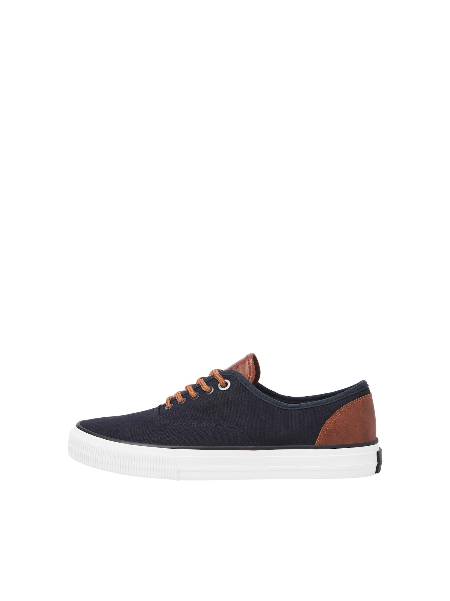 JACK & JONES Nizke superge 'CURTIS'  mornarska / rjava