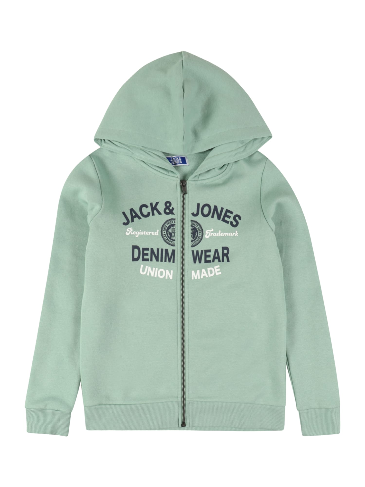 Jack & Jones Junior Jopa na zadrgo 'ELOGO'  modra / zelena / bela