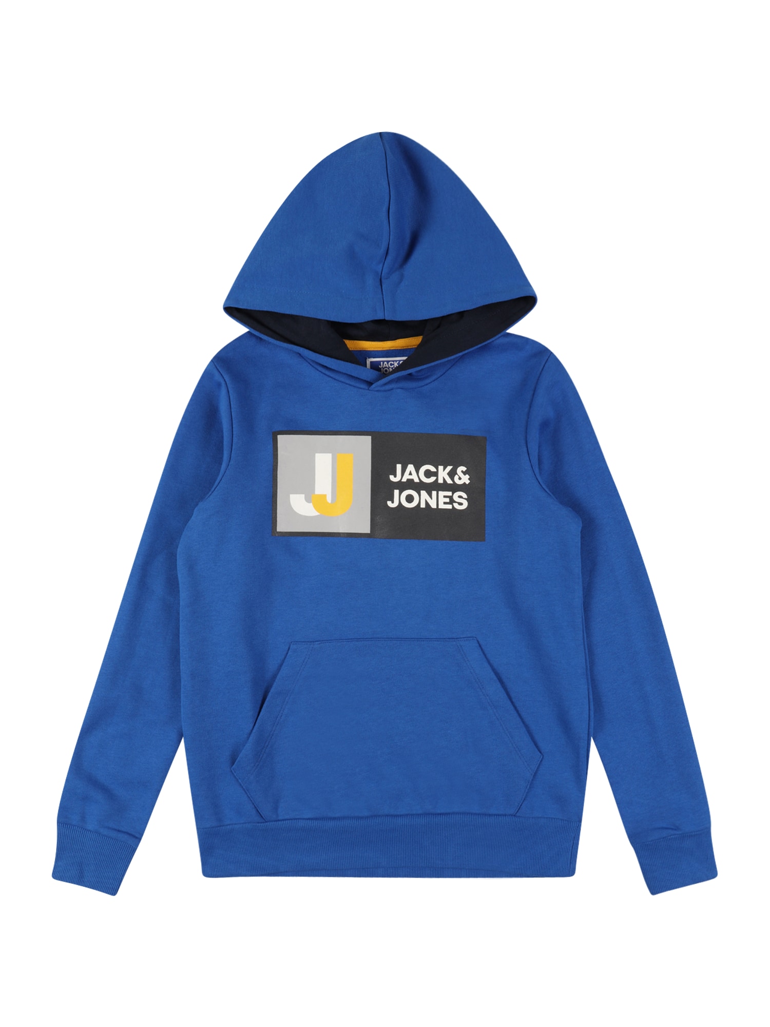 Jack & Jones Junior Majica  indigo / mandarina / črna / bela