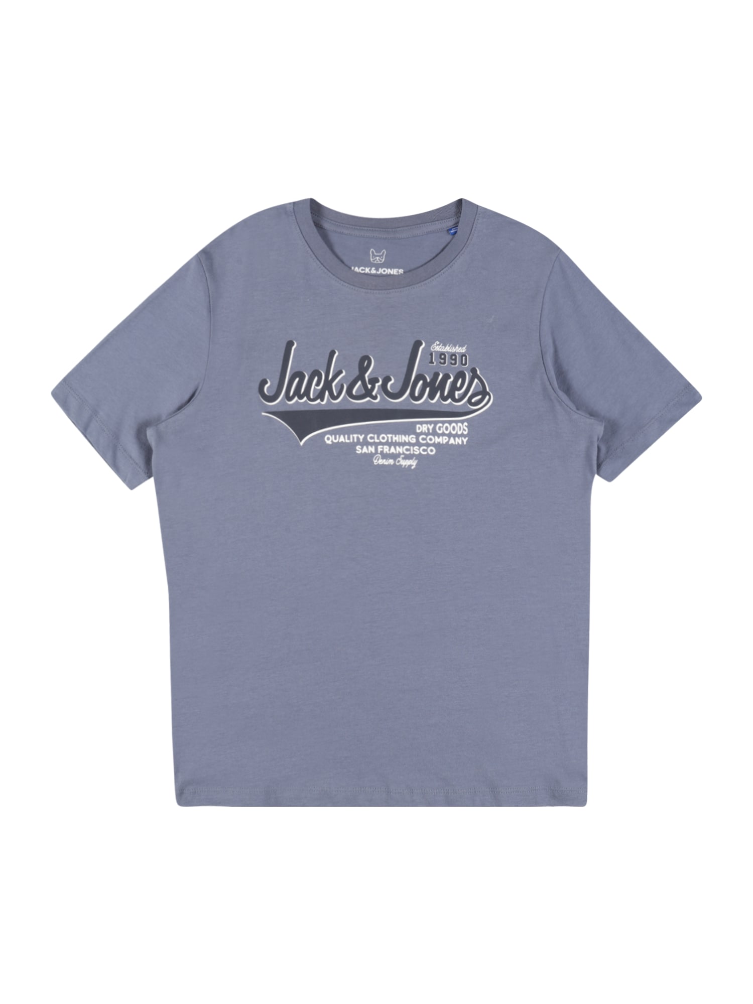 Jack & Jones Junior Majica  modra / mornarska / bela