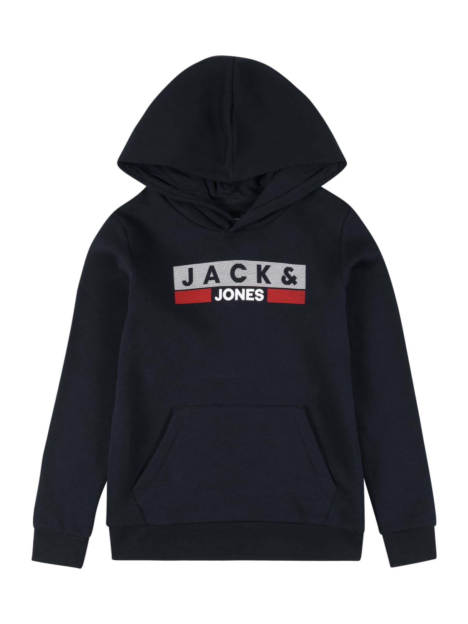 Jack & Jones Junior Majica  nočno modra / rdeča / bela