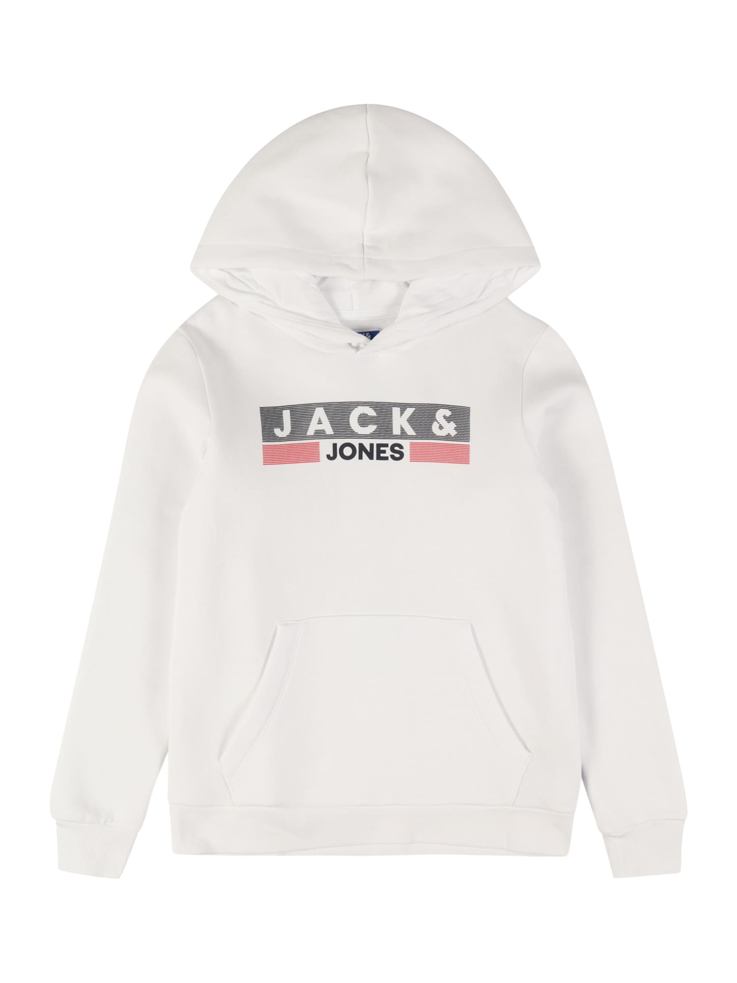 Jack & Jones Junior Majica  rdeča / črna / bela