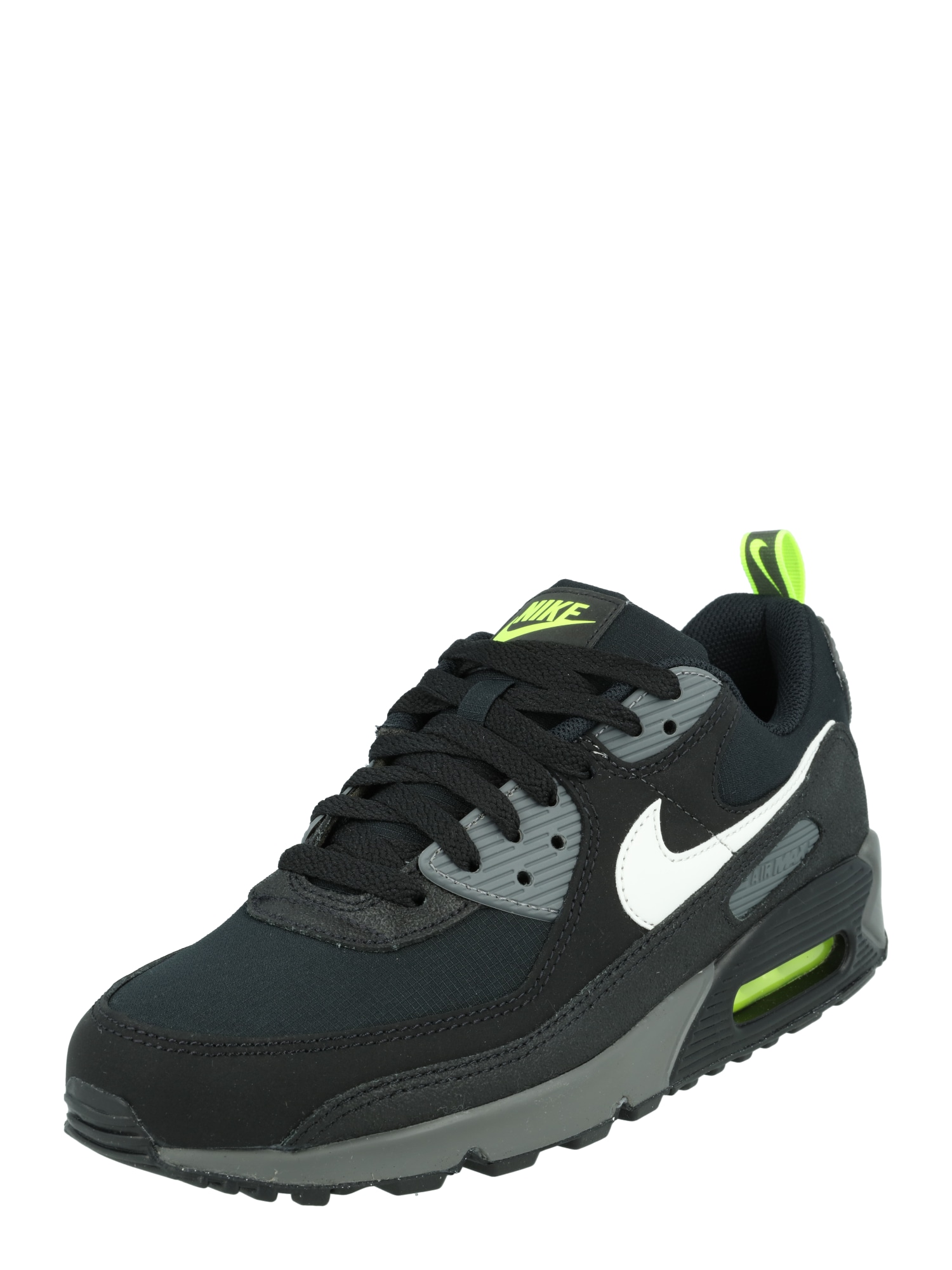 Nike Sportswear Nizke superge 'AIR MAX 90'  siva / črna / bela