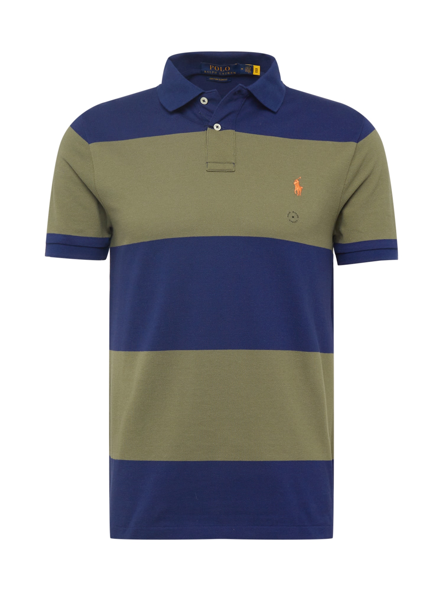 Polo Ralph Lauren Majica  modra / kaki / oranžna