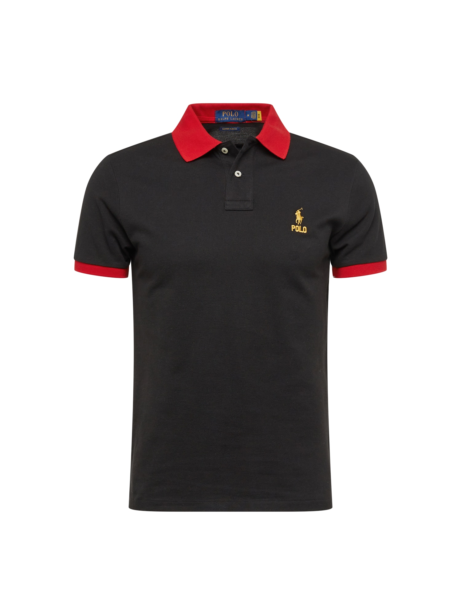 Polo Ralph Lauren Majica  rumena / rdeča / črna