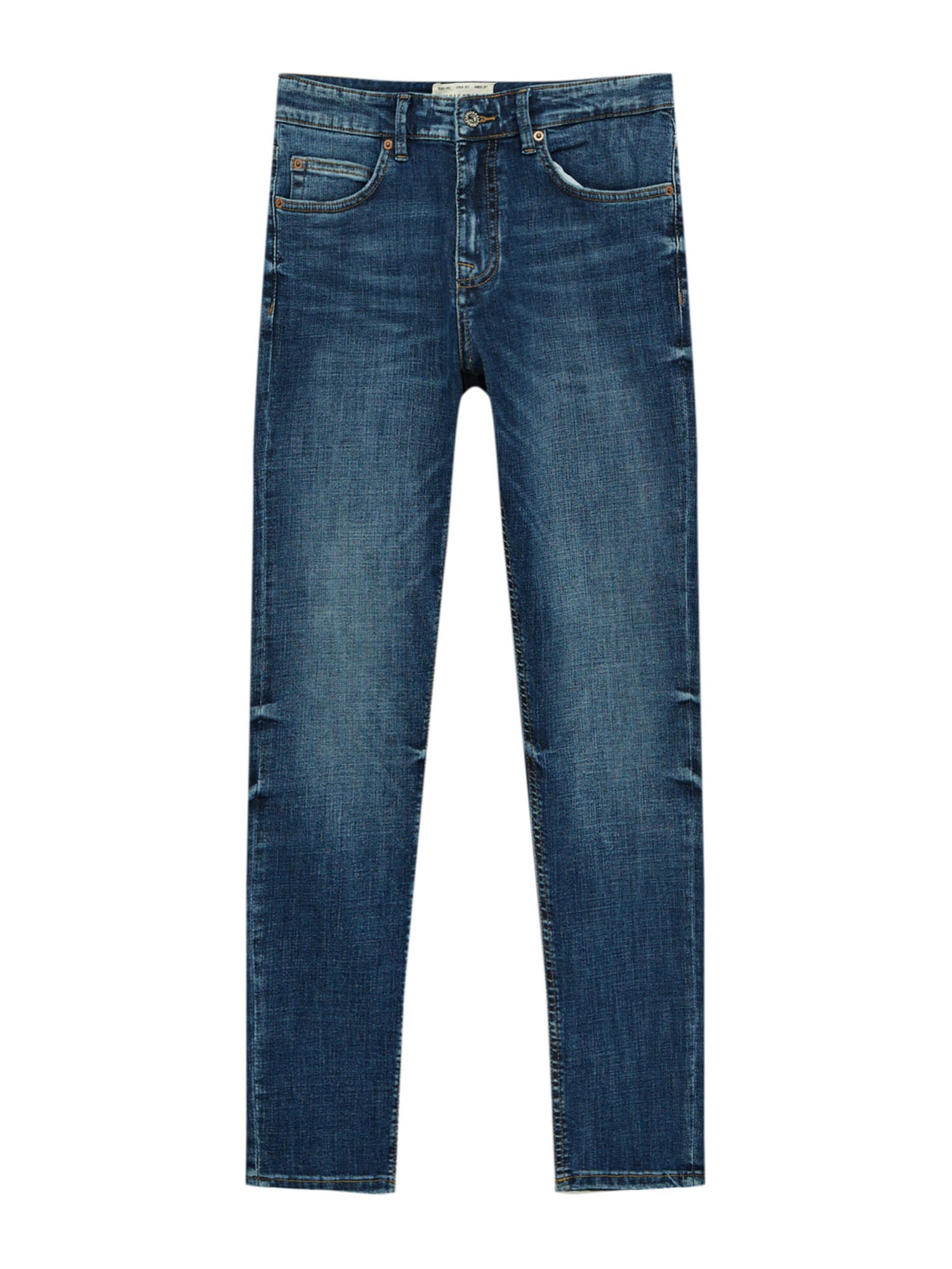 Pull&Bear Kavbojke  moder denim