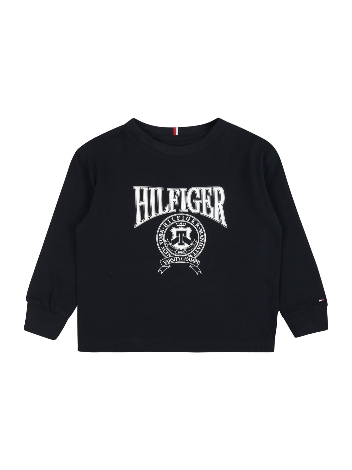 TOMMY HILFIGER Majica 'Varsity'  temno modra / bela