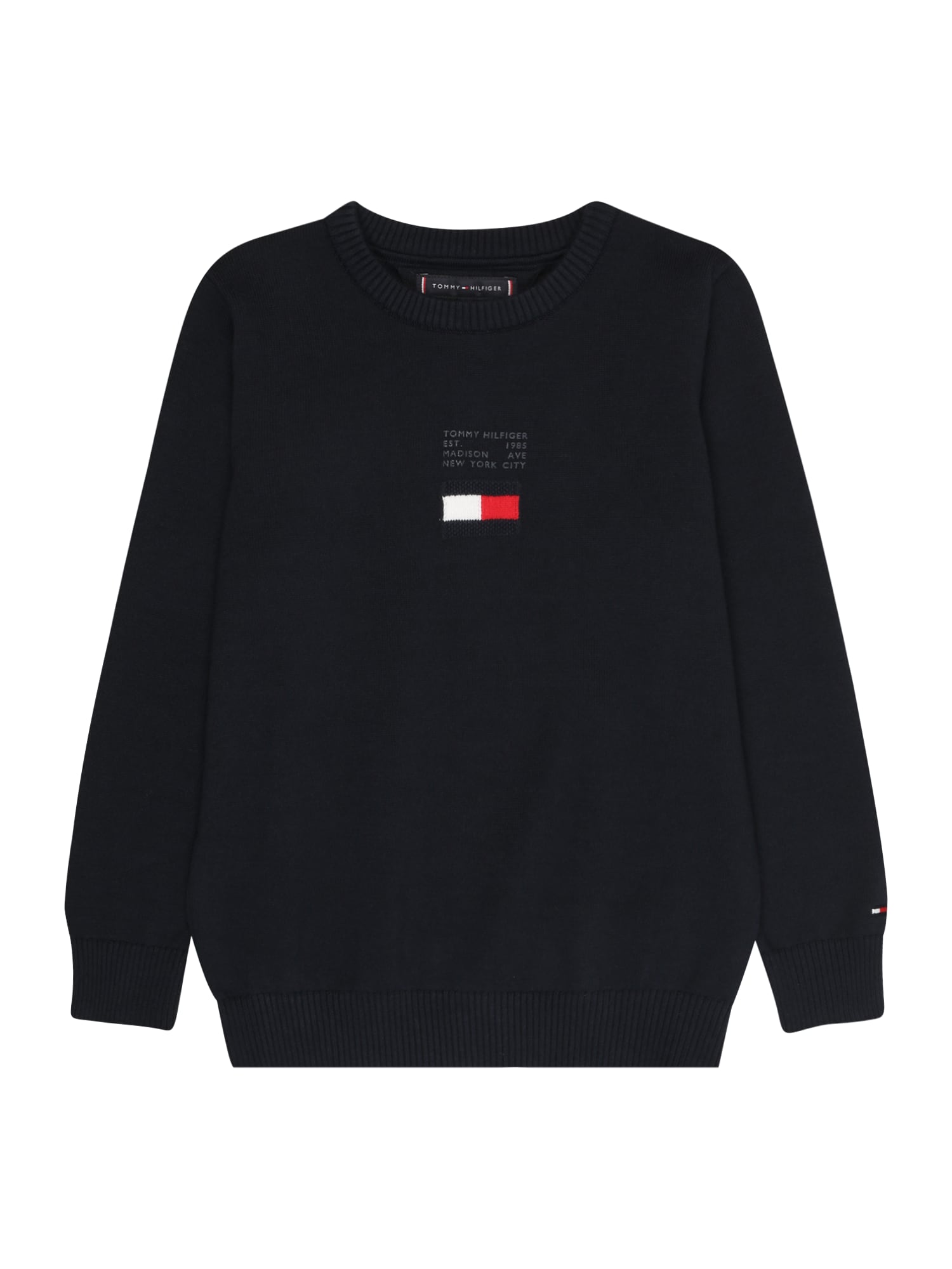 TOMMY HILFIGER Pulover  mornarska / rdeča / bela