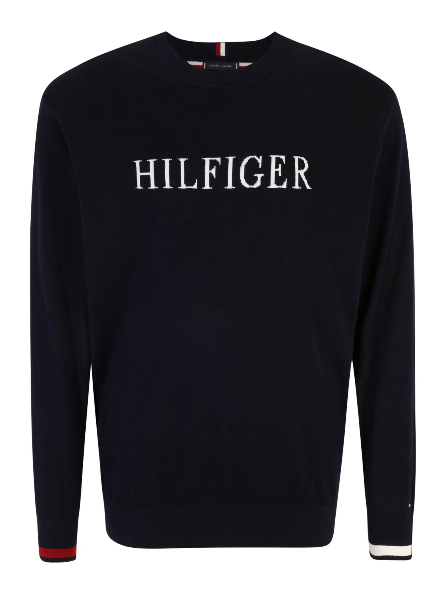 Tommy Hilfiger Big & Tall Pulover  temno modra / rdeča / bela