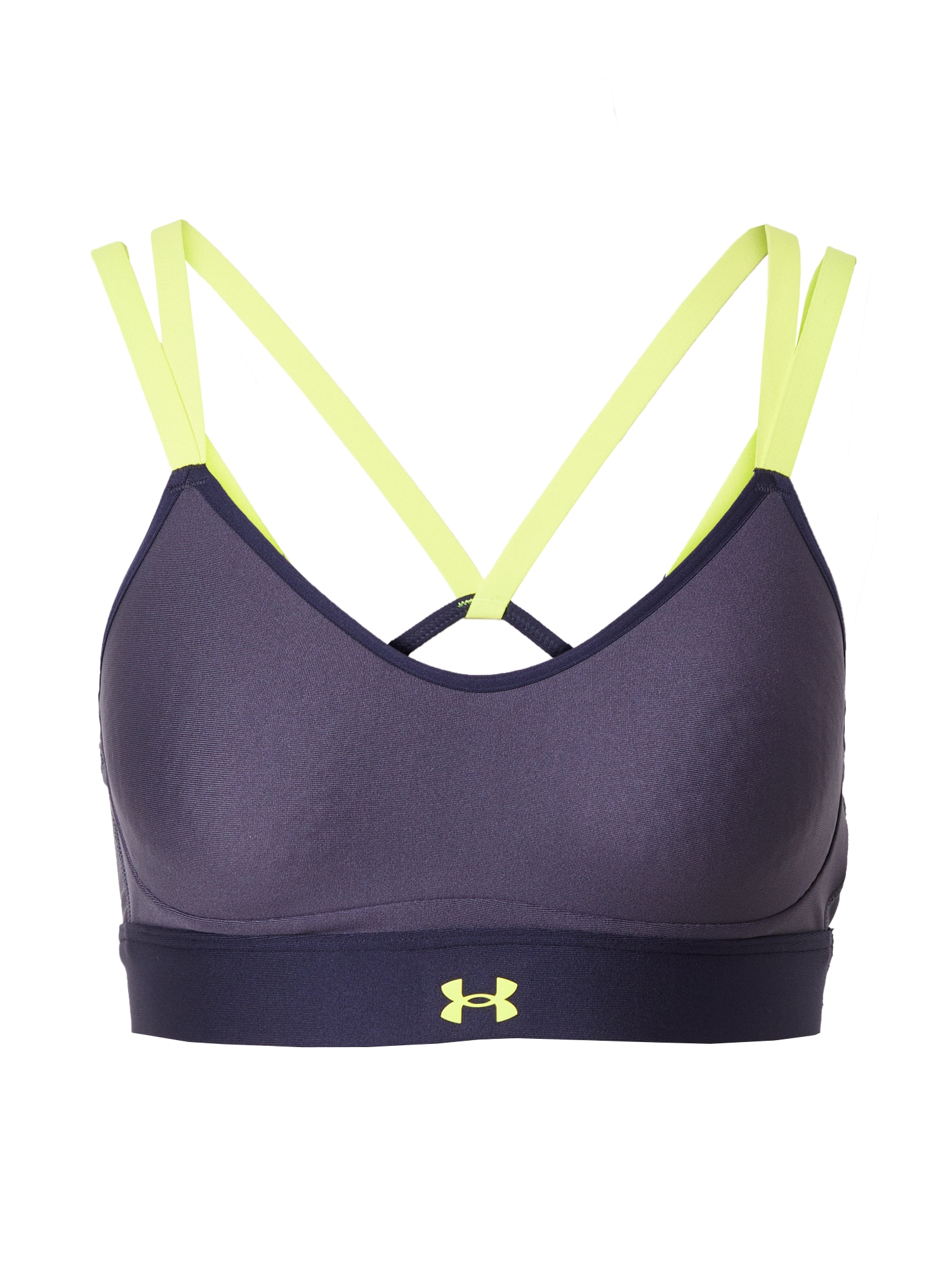 UNDER ARMOUR Športni nederček 'Infinity'  neonsko rumena / temno siva