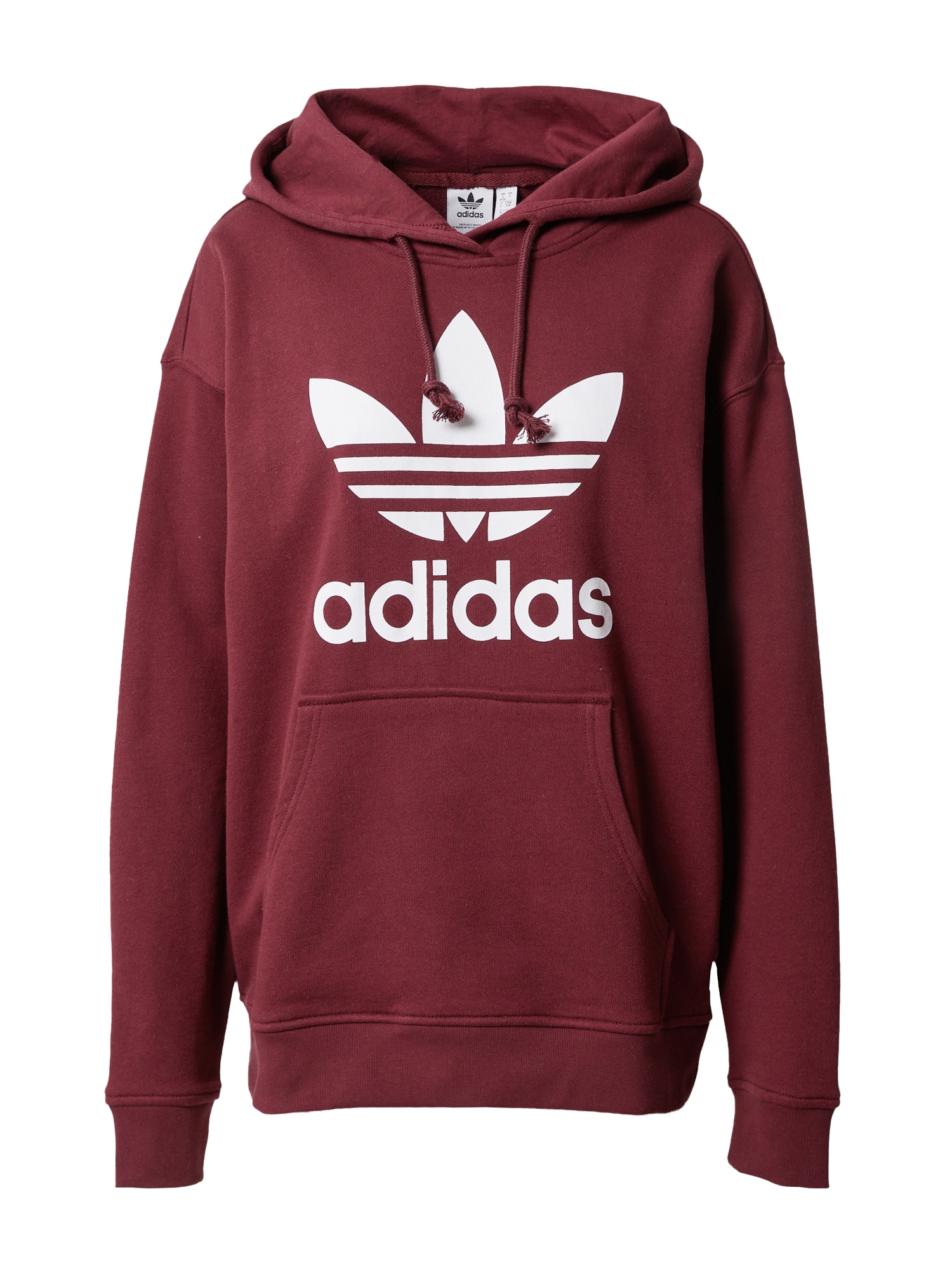 ADIDAS ORIGINALS Majica  burgund / bela