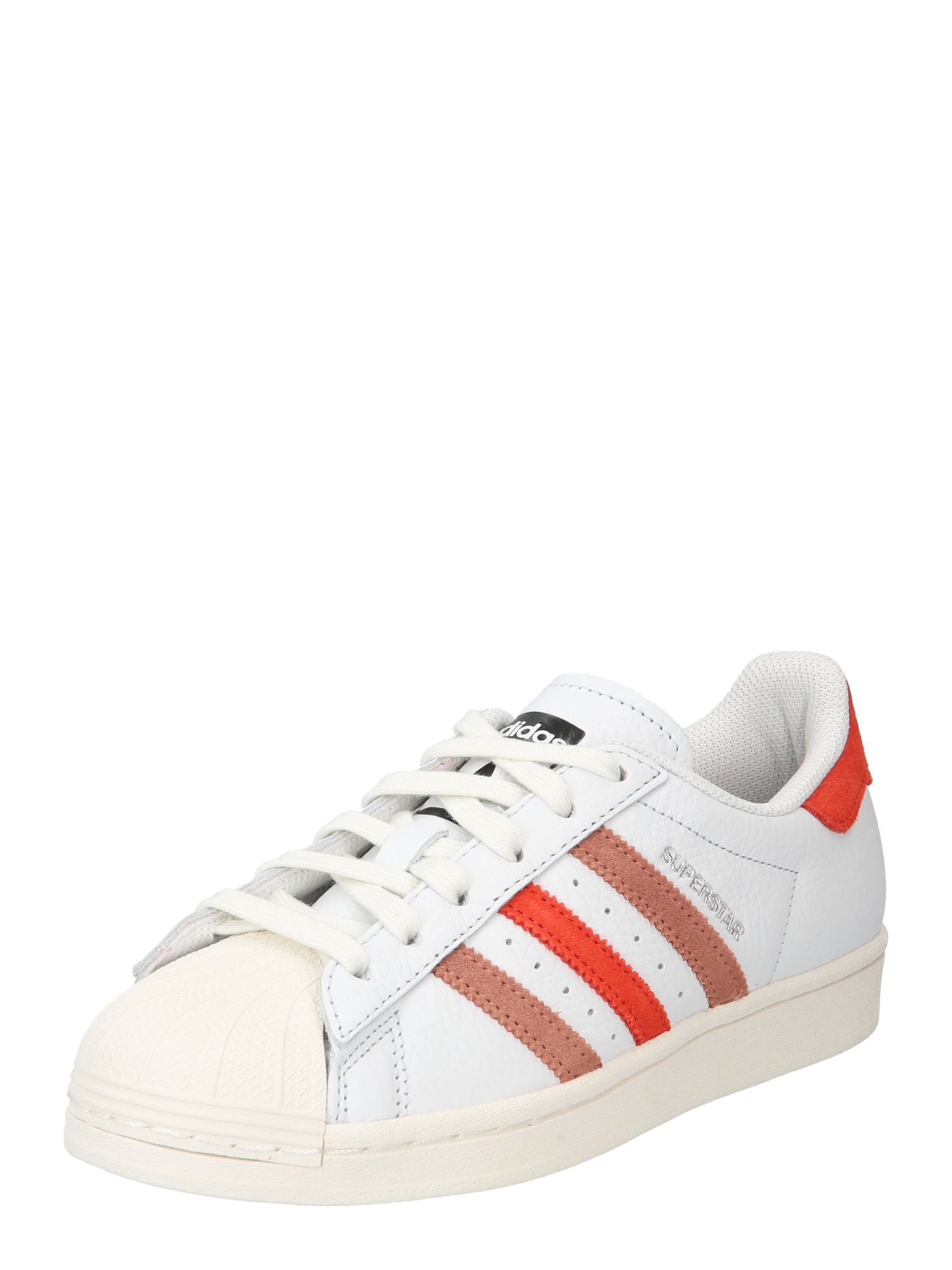 ADIDAS ORIGINALS Nizke superge 'SUPERSTAR'  rdeča / srebrna / bela