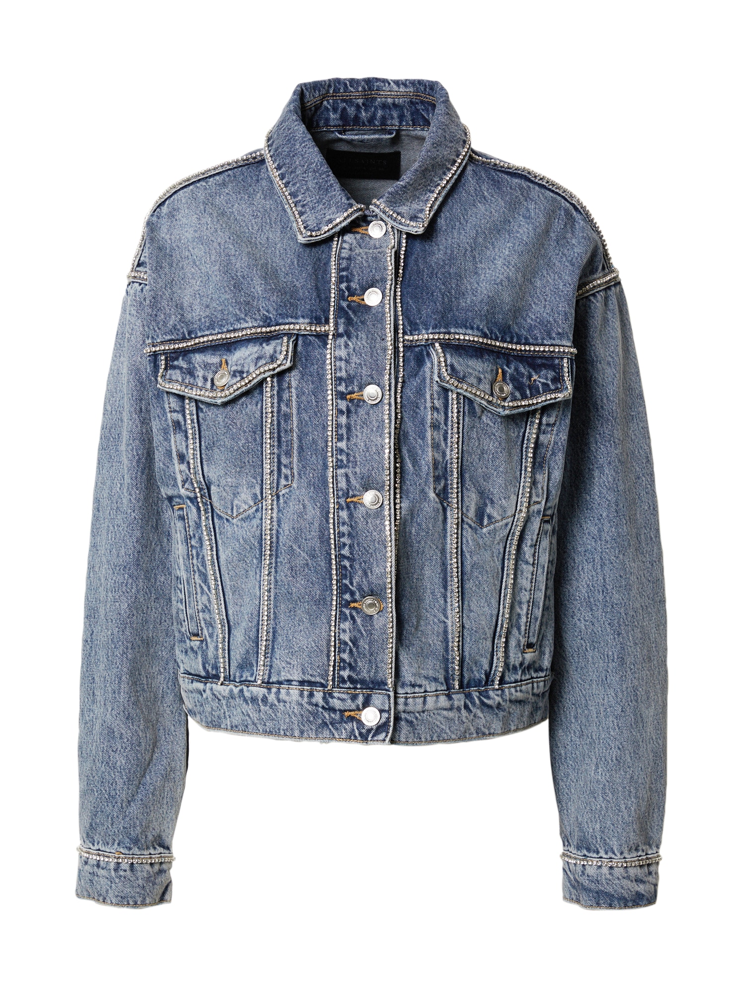 AllSaints Prehodna jakna 'BELLA'  moder denim