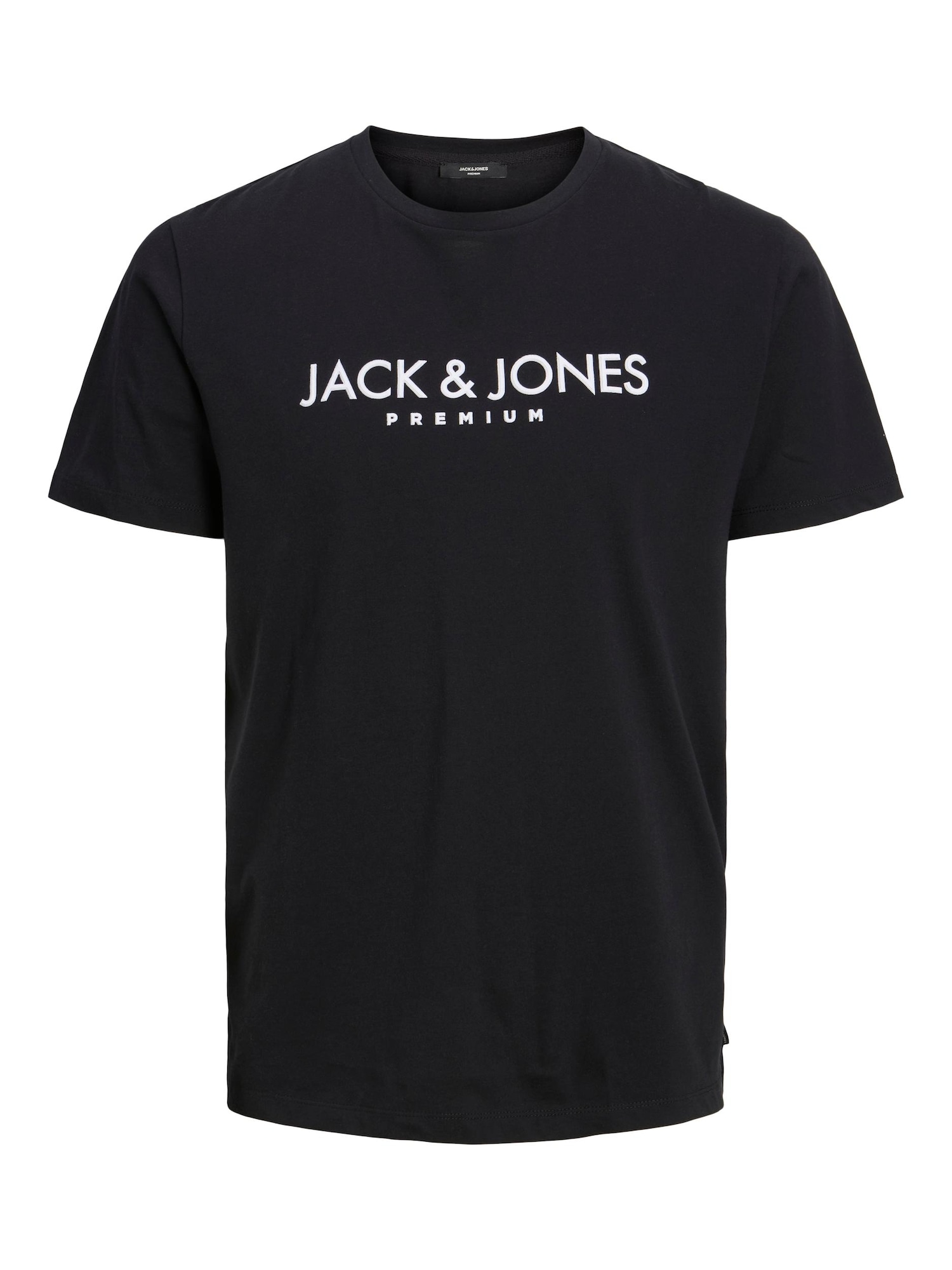 JACK & JONES Majica 'Blajake'  črna / bela