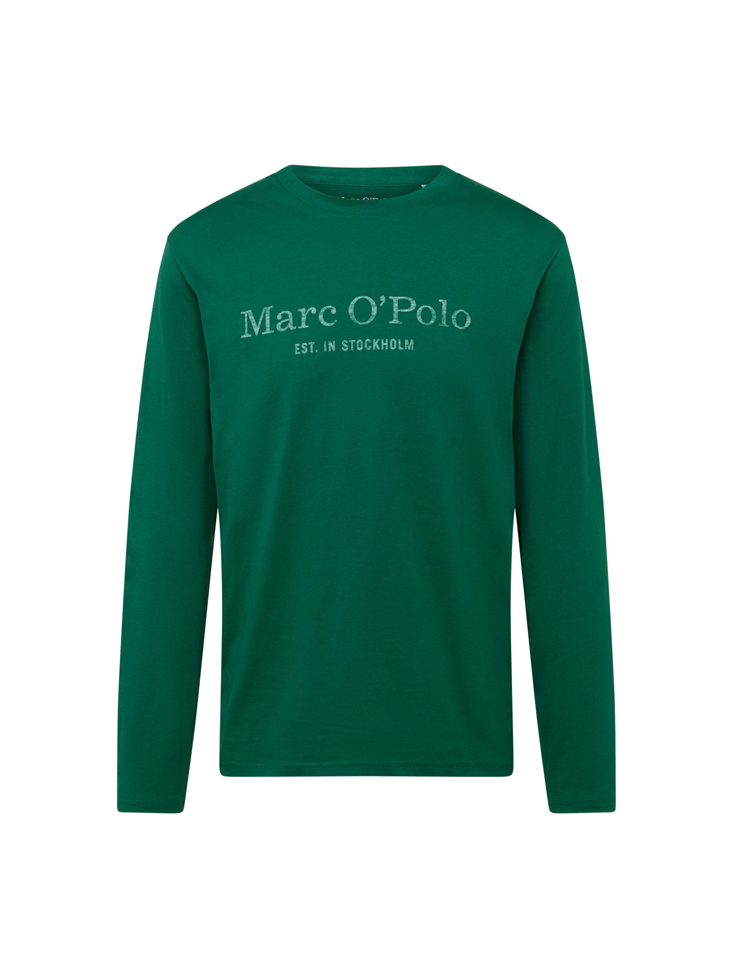 Marc O'Polo Majica  pastelno zelena / temno zelena