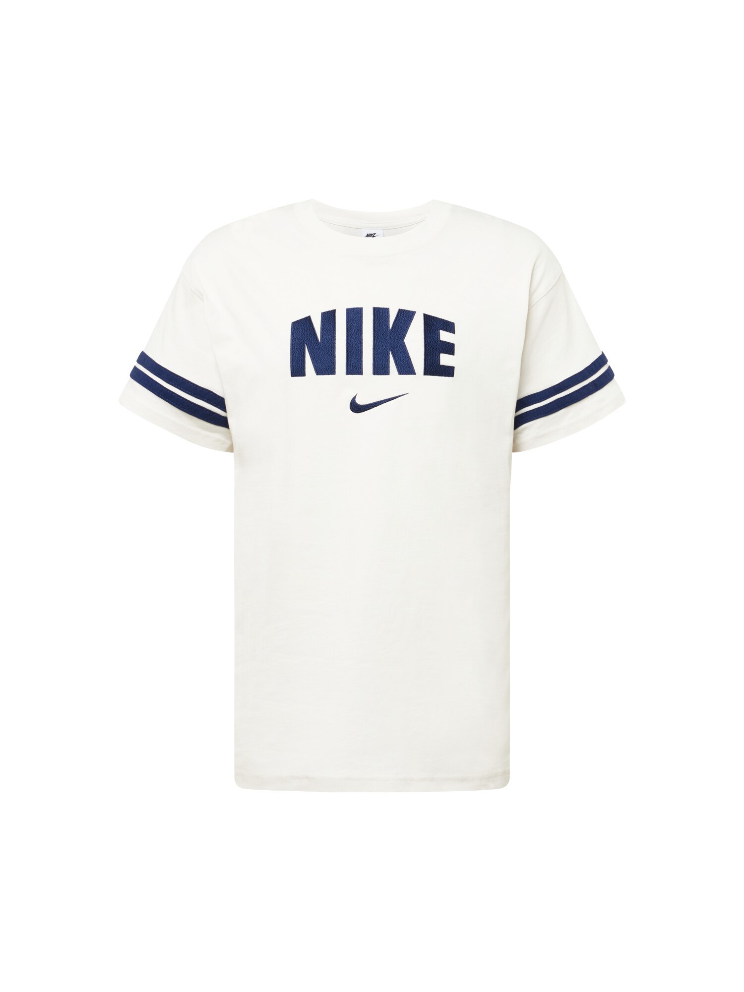 Nike Sportswear Majica  mornarska / naravno bela