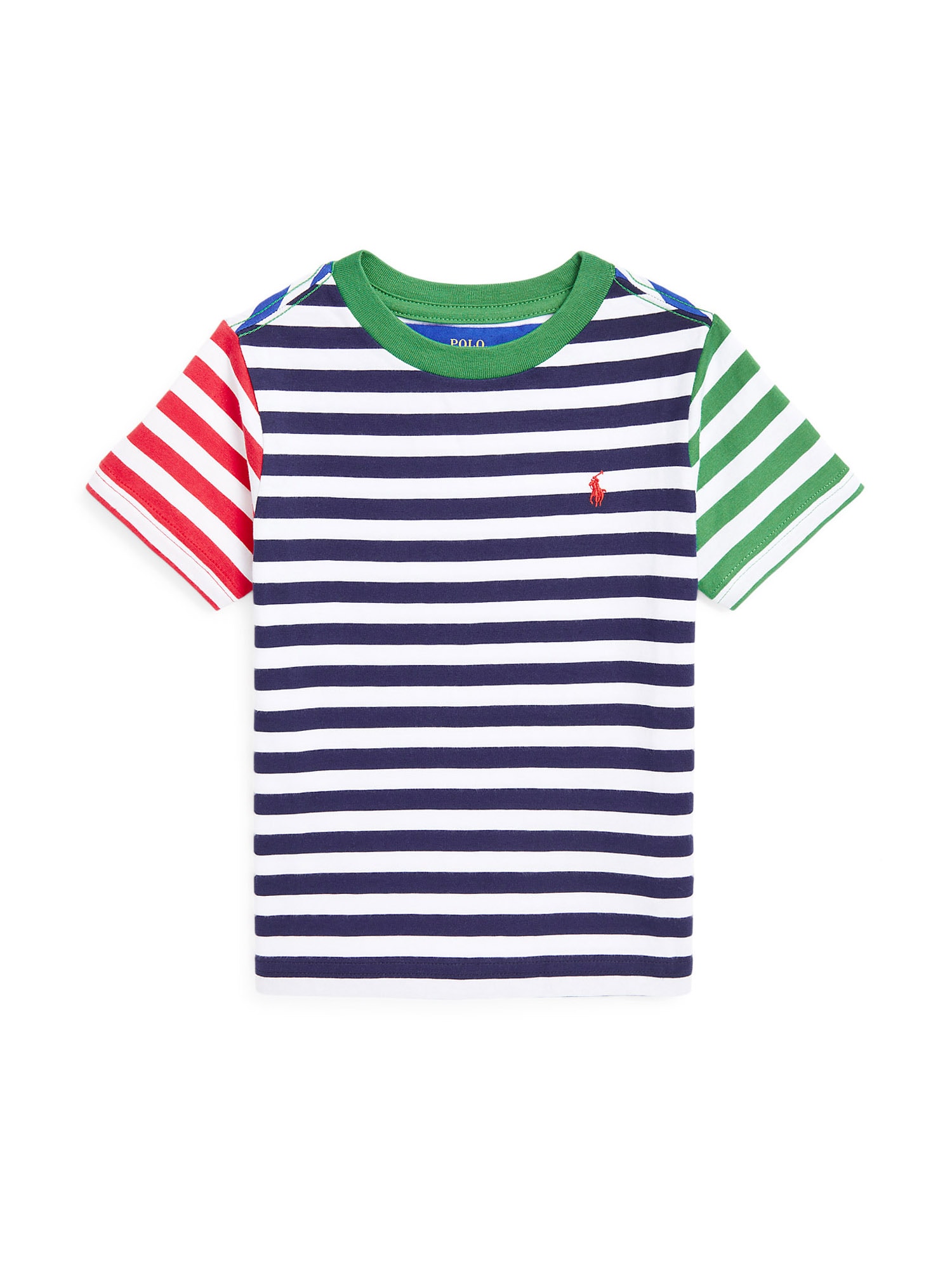 Polo Ralph Lauren Majica  modra / mornarska / zelena / bela