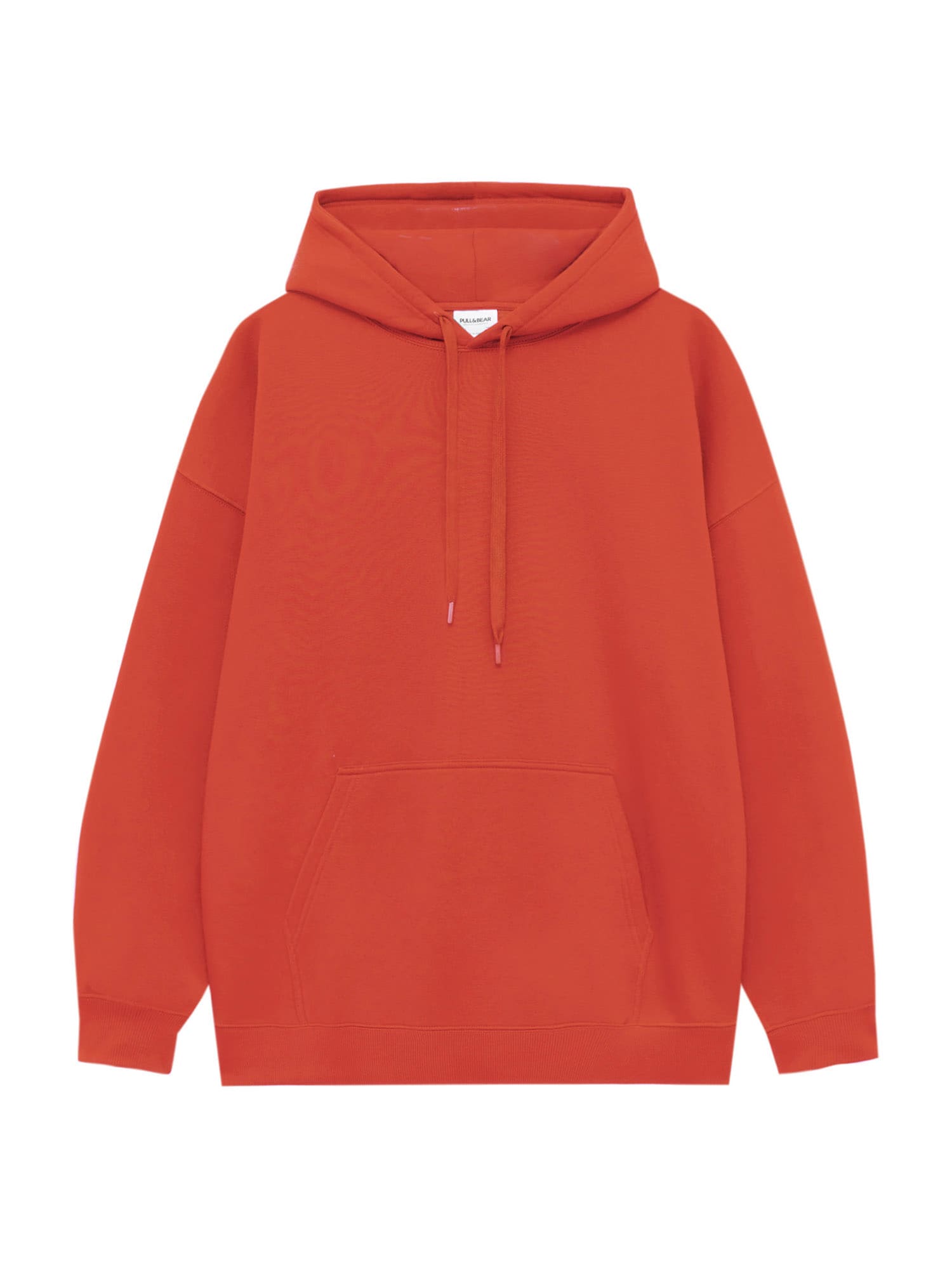 Pull&Bear Majica 'PLUSH'  oranžno rdeča