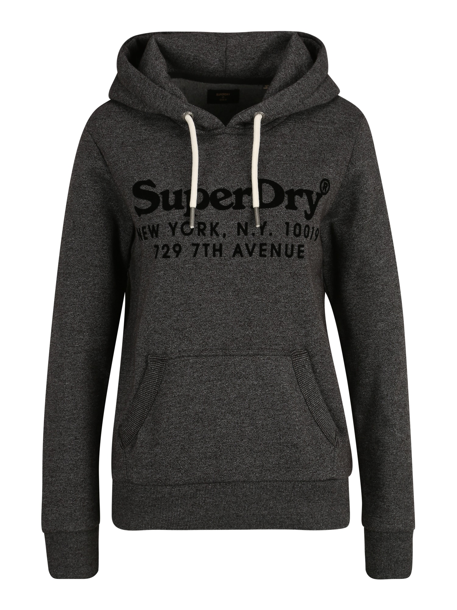 Superdry Majica 'VENUE INTEREST'  črna / pegasto črna