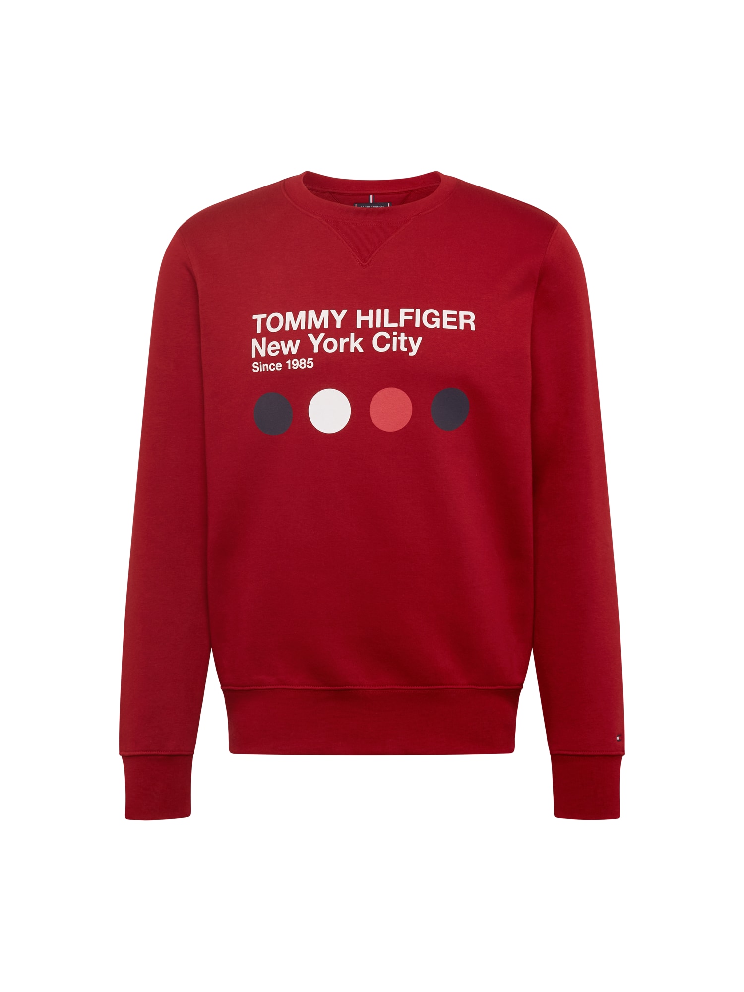 TOMMY HILFIGER Majica 'METRO'  mornarska / rdeča / bela