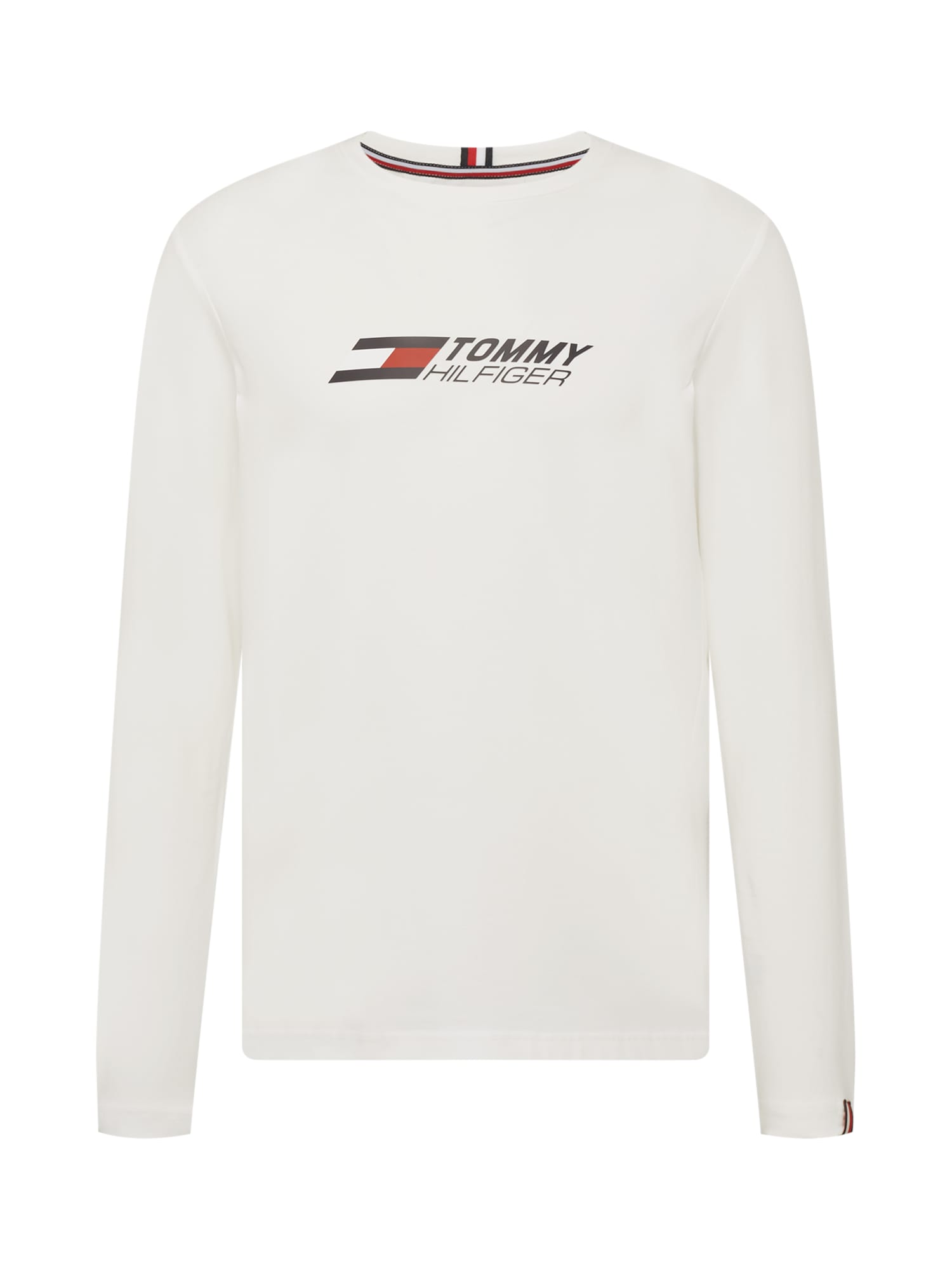 TOMMY HILFIGER Majica  ecru / rdeča / črna