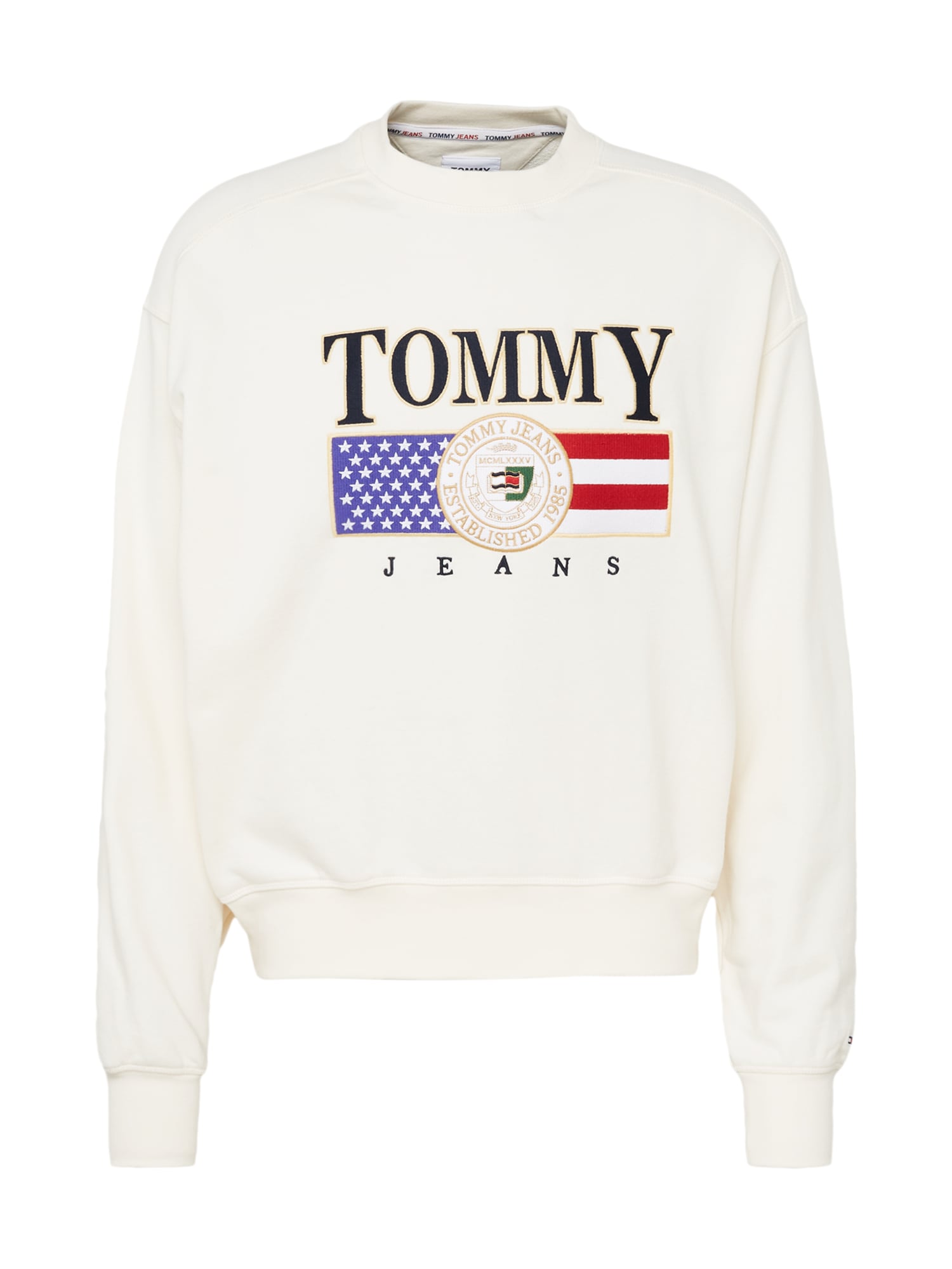 Tommy Jeans Majica  modra / rdeča / črna / bela